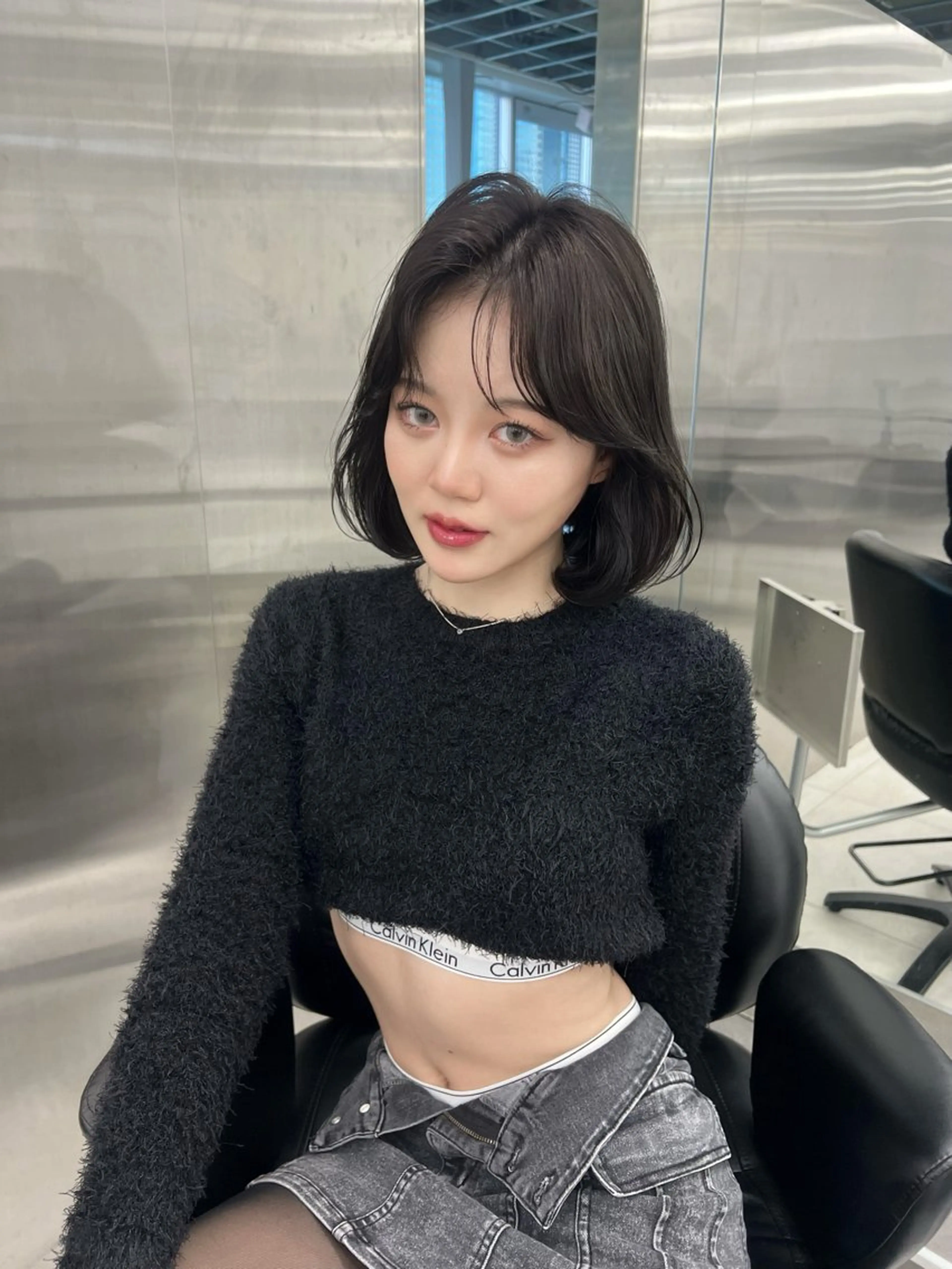 ショート カット ヘアカラー トリートメント 銀座/韓国/ワンホン 🤍艶髪🖤nahoのヘアスタイル