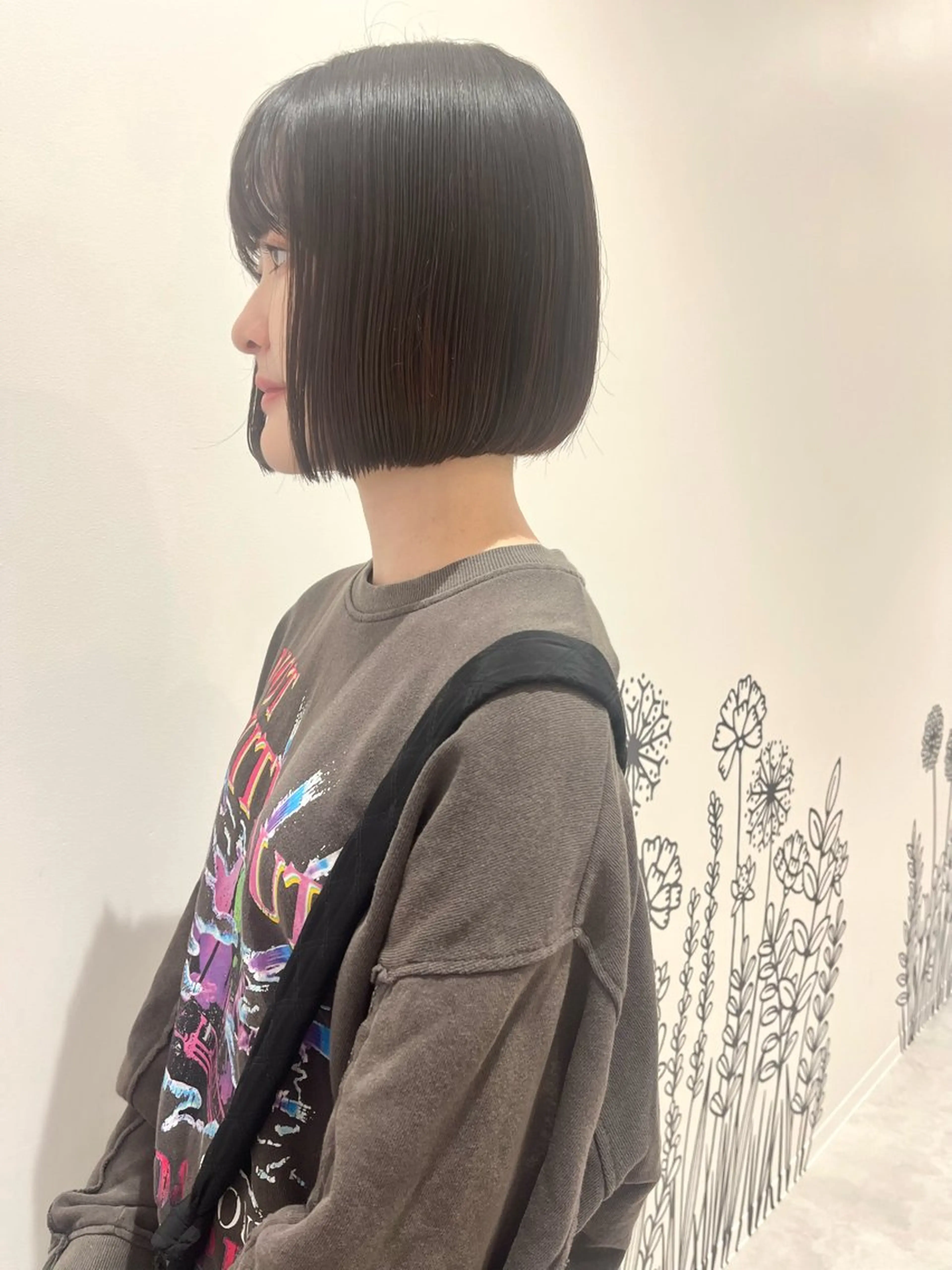 ショート カラー ヘアアレンジ ボブ カット 🌷ボブ/髪質改善 ストレートのヘアスタイル