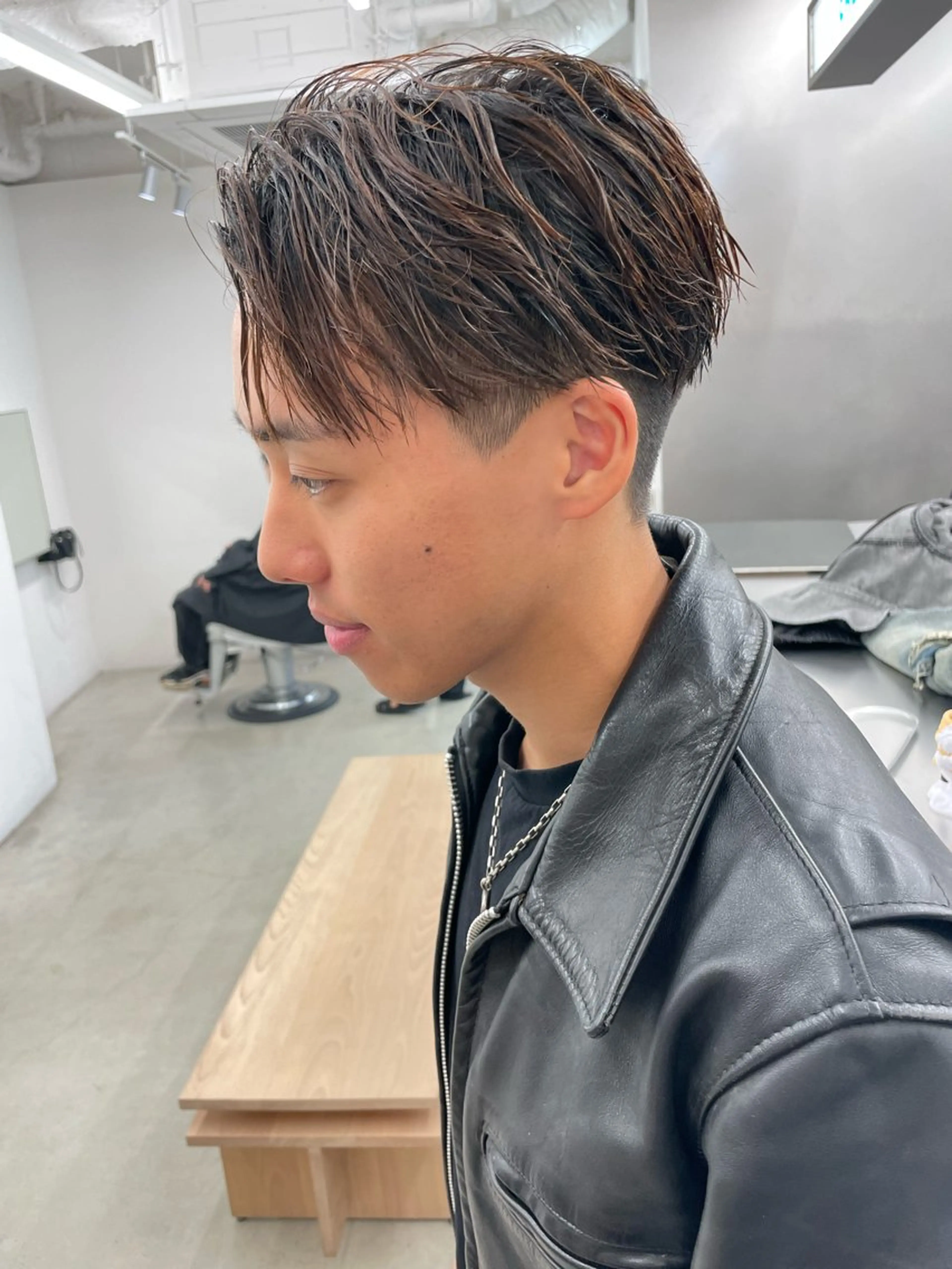 ショート カラー パーマ ヘアアレンジ メンズ カット パーマ トリートメント ヘアセット 亀井隆汰/メンズ専門 パーマ特化美容師のヘアスタイル