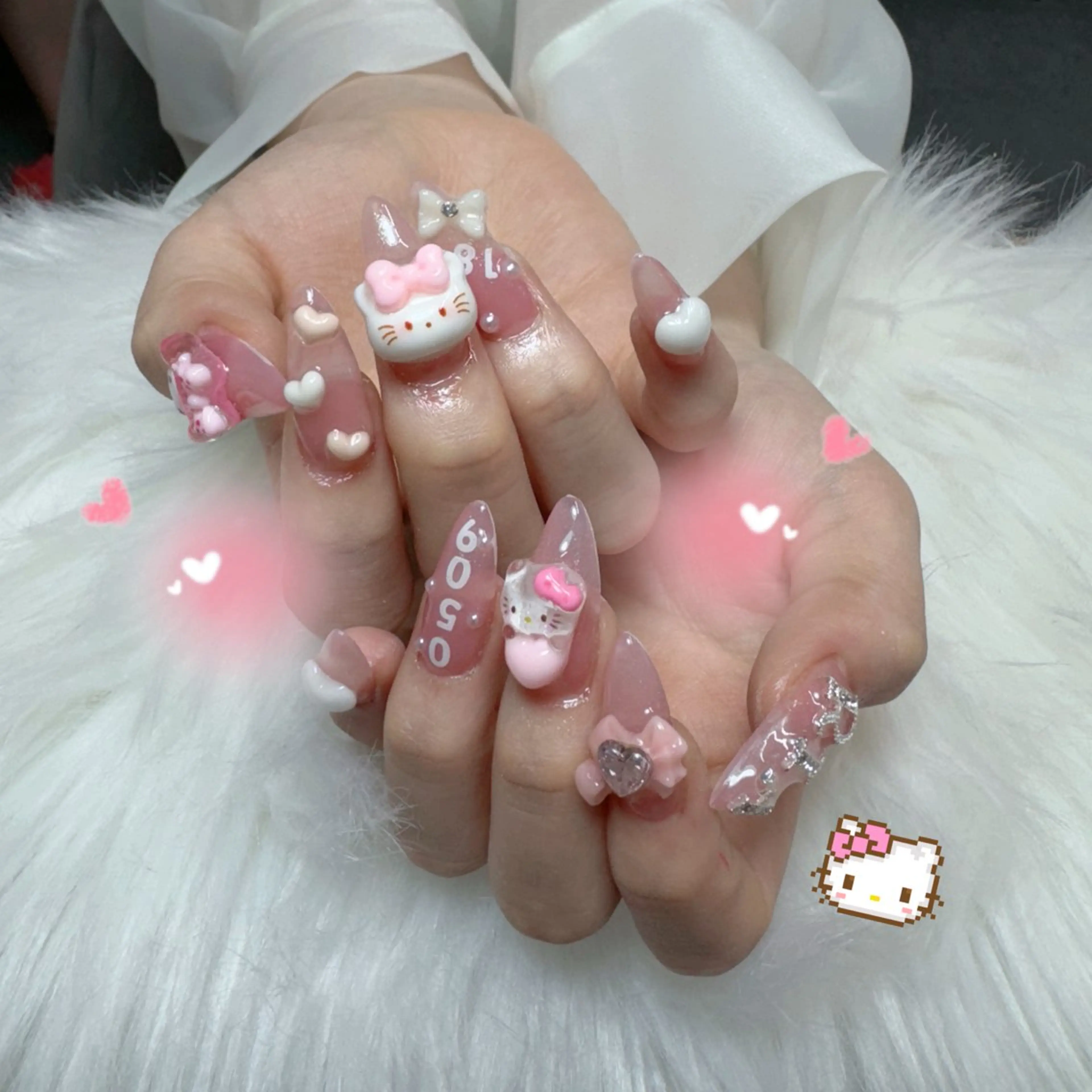 ネイル ハンドネイル 🎀nana🫧 ワンホンネイル🎀のネイルデザイン