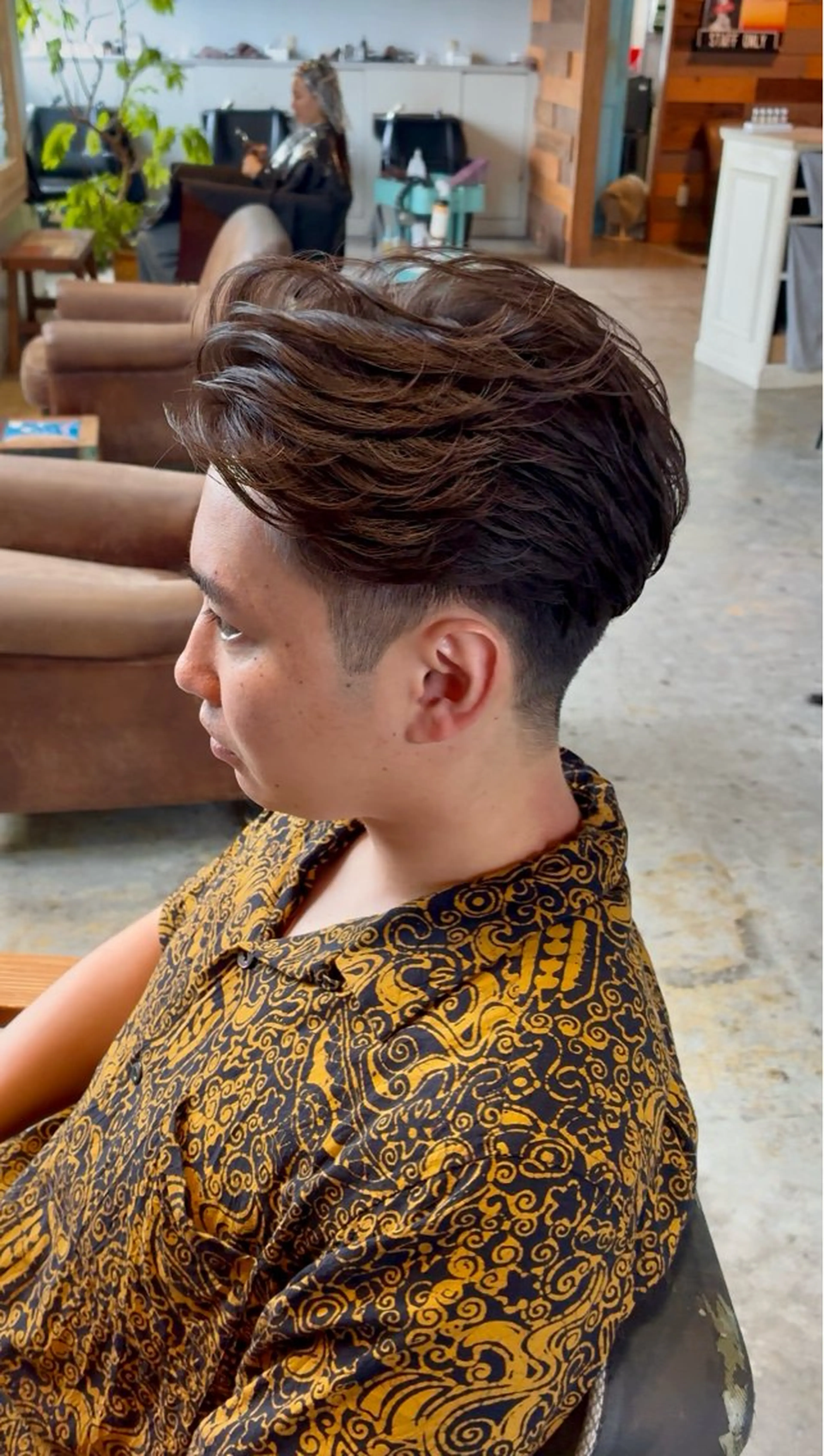 パーマ メンズ カット パーマ トリートメント 新規再来率No.1 金山/メンズパーマのヘアスタイル