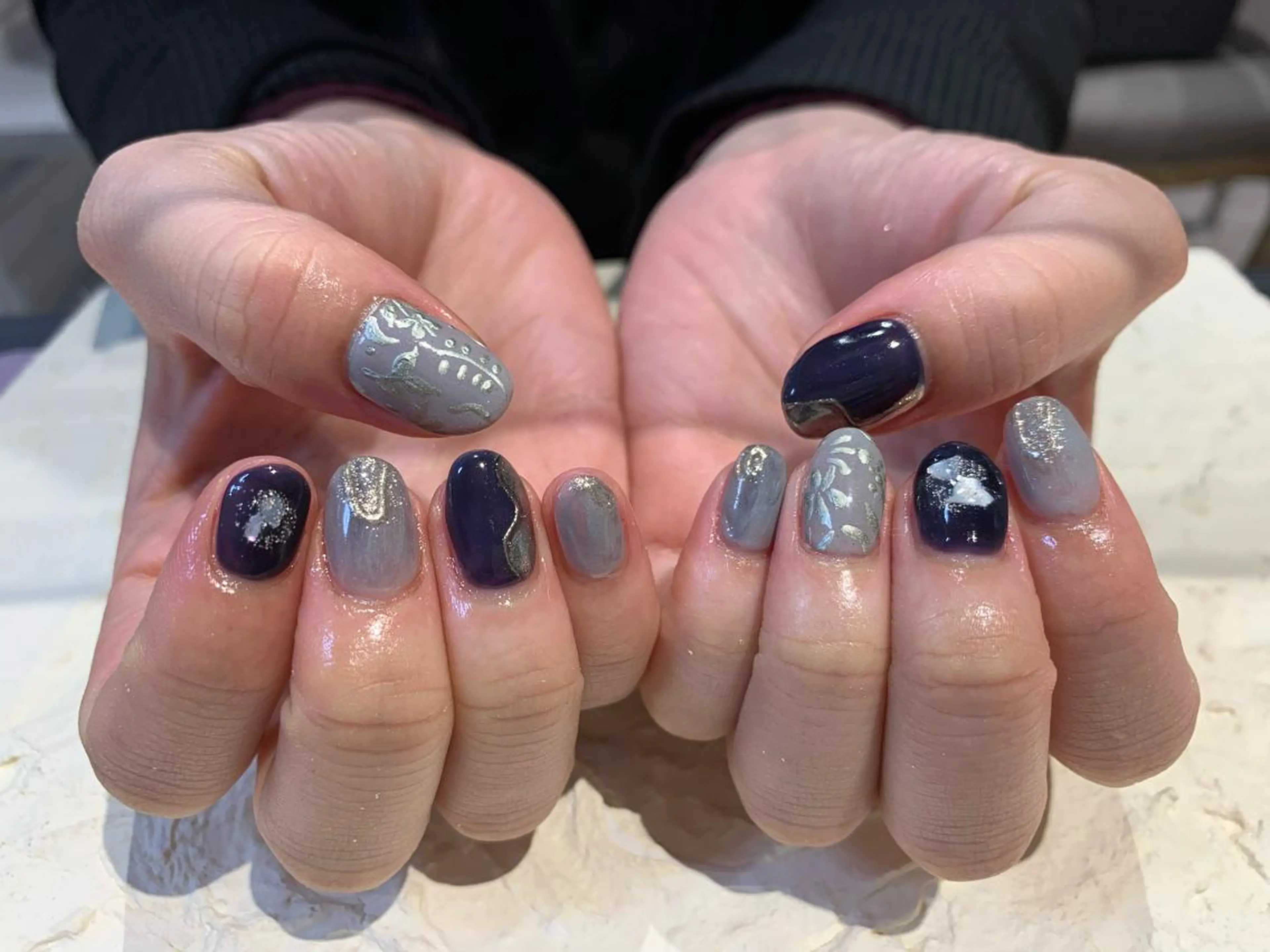 ネイル 持ち込み マキノ ユイのネイルデザイン