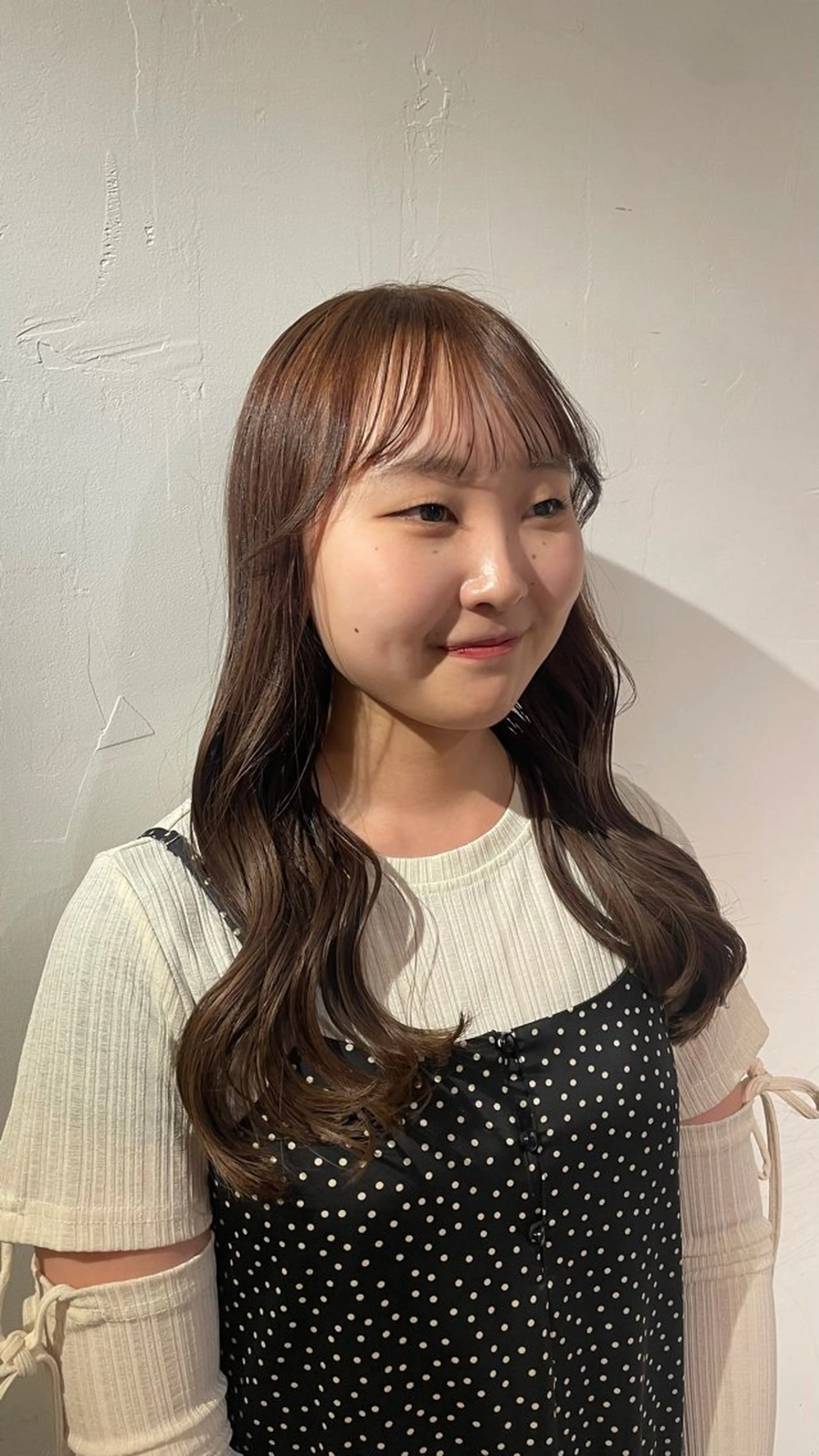 ロング カラー ミルクティーベージュ 新潟万代/MANA♡のヘアスタイル