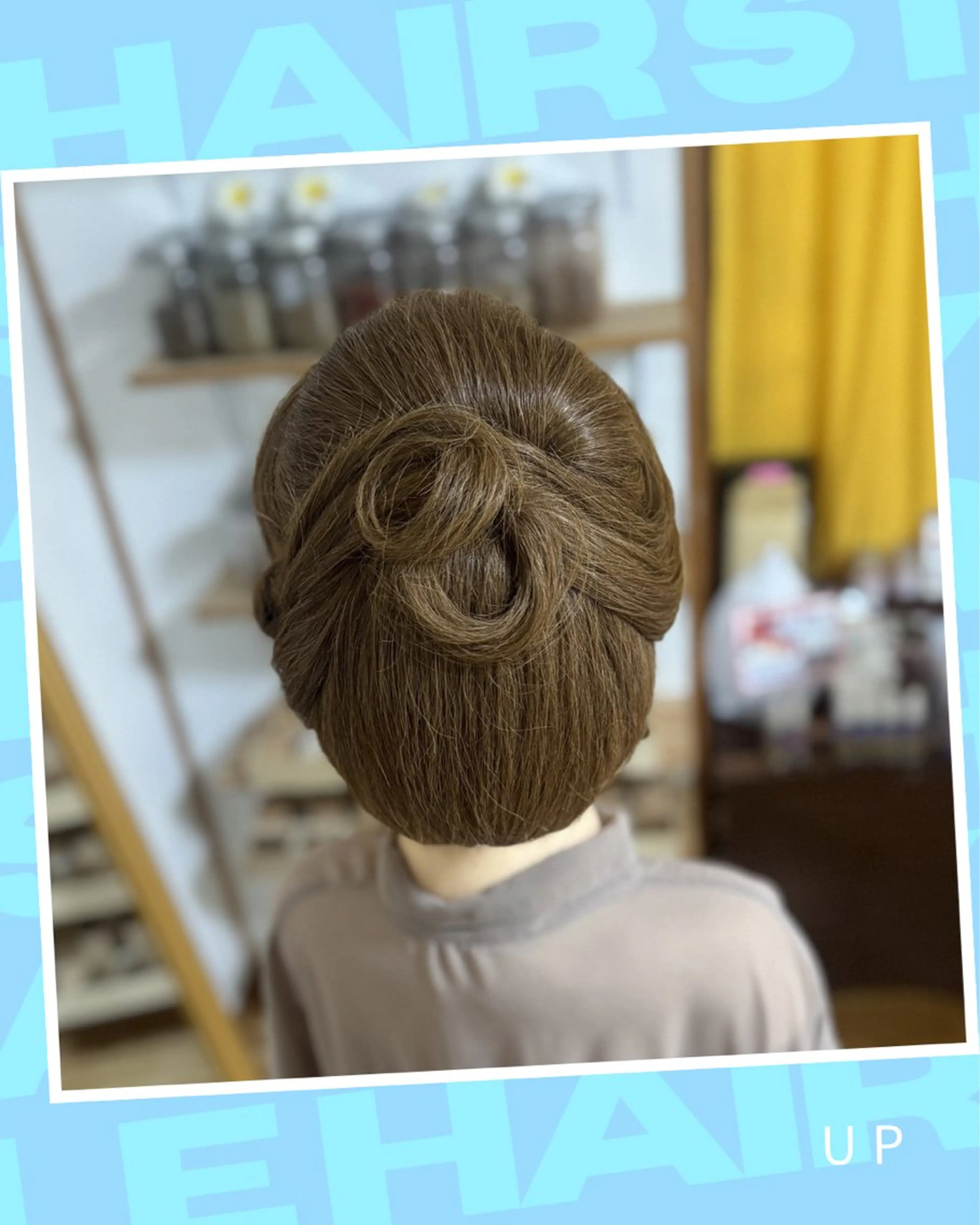 セミロング ヘアアレンジ ヘアセット Yamauchi natsumiのヘアスタイル