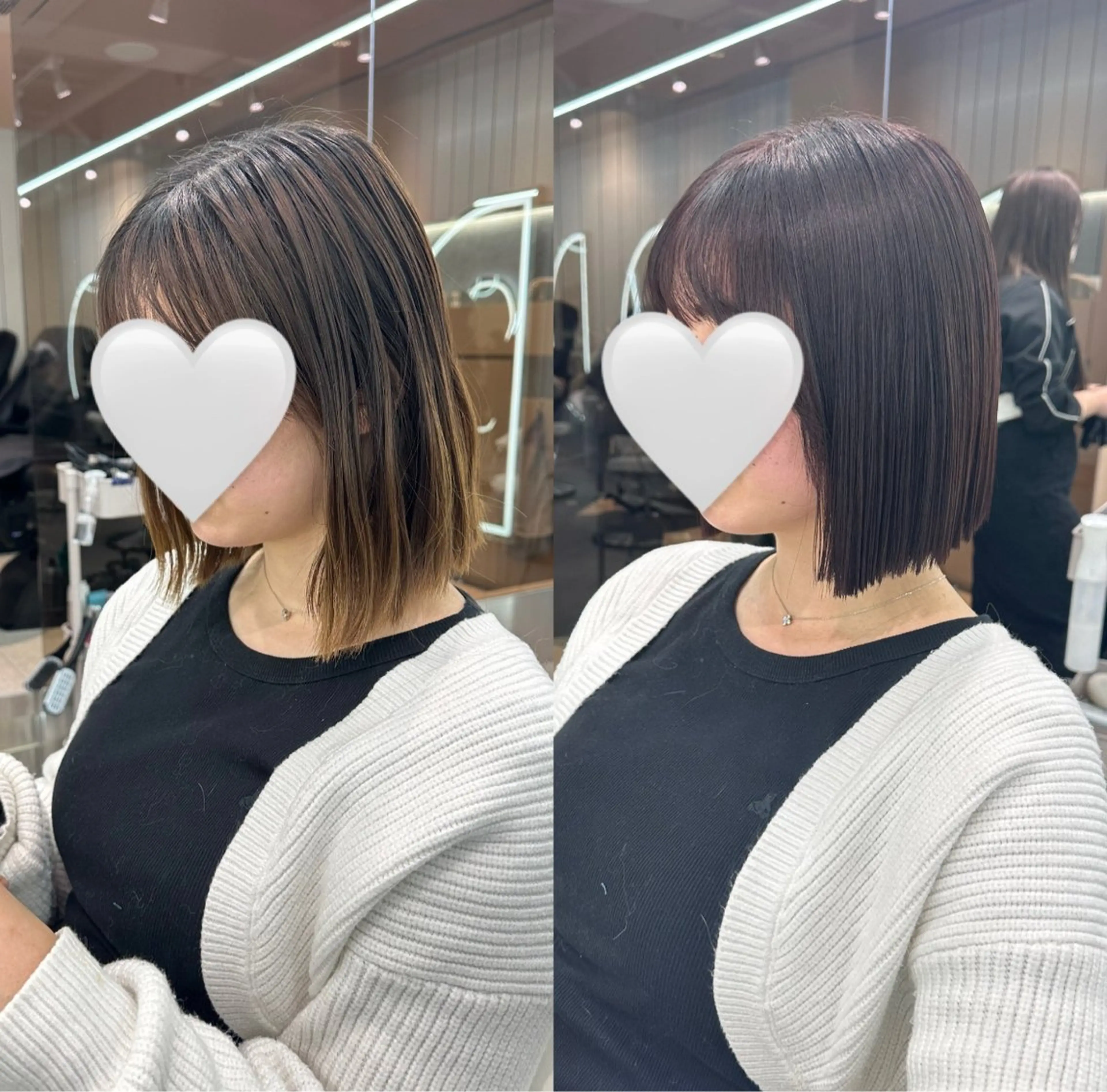 ショート ブリーチなしW🎀 髪質改善／はのんのヘアスタイル