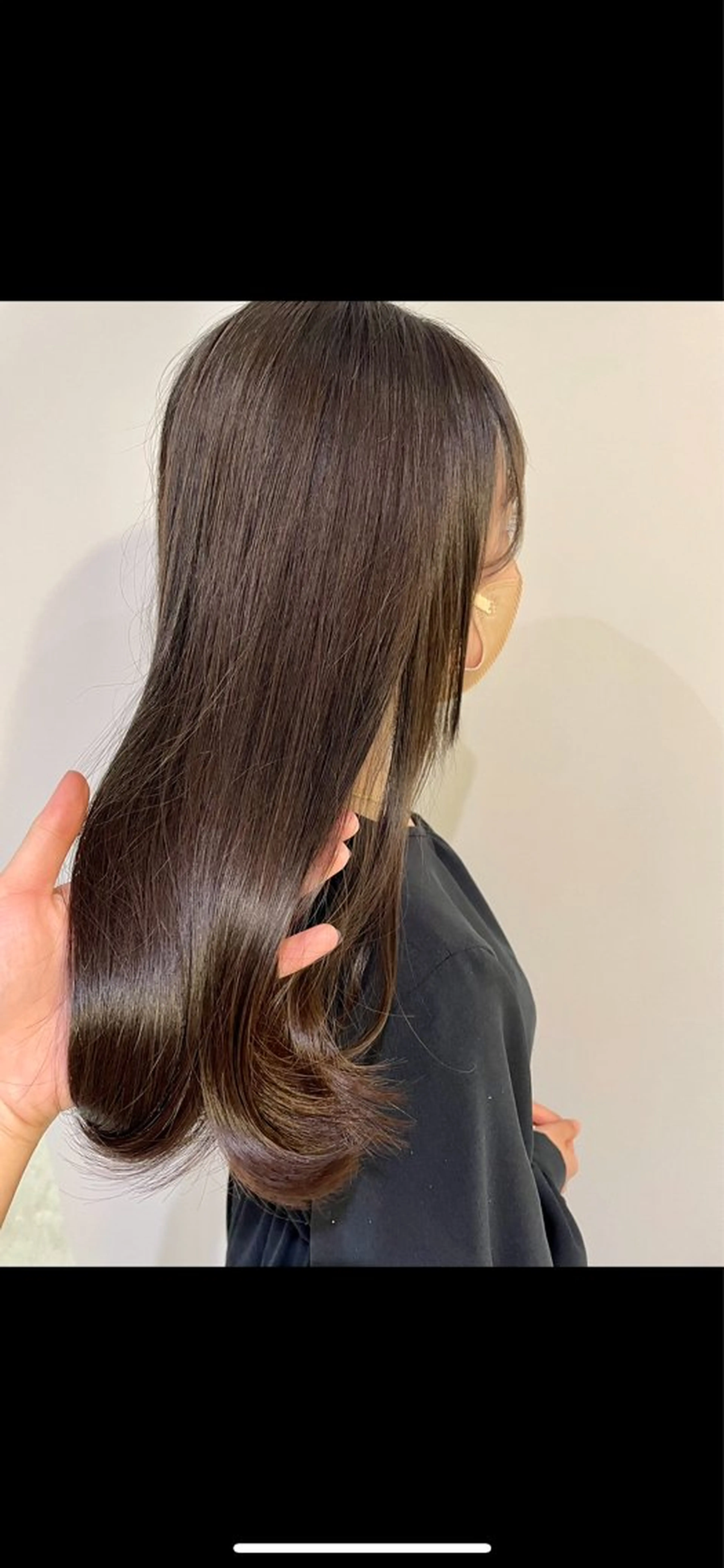 カラー 上之門 未結のヘアスタイル