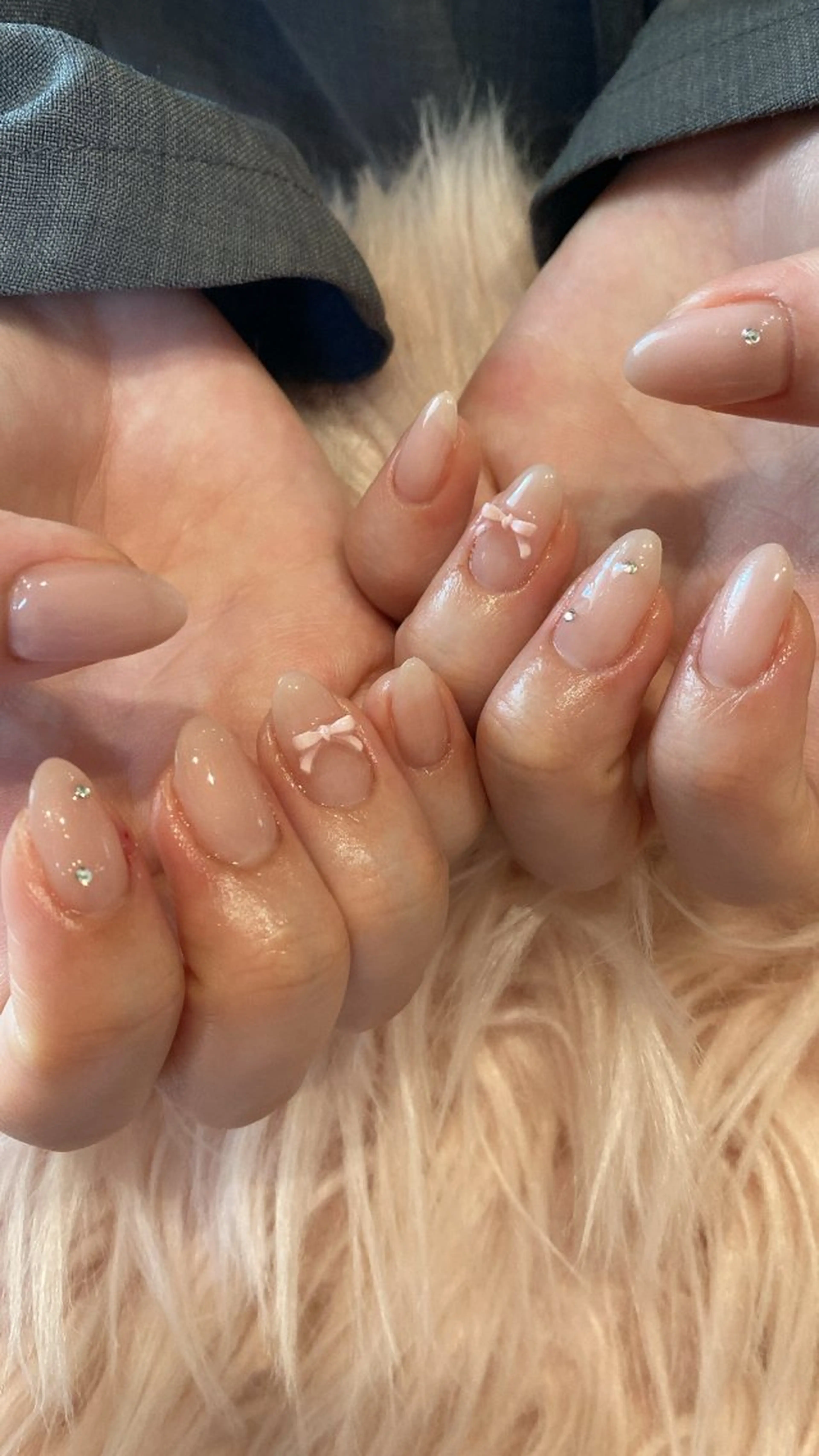 ネイル ハンドネイル crystal ⭐︎ colorのネイルデザイン