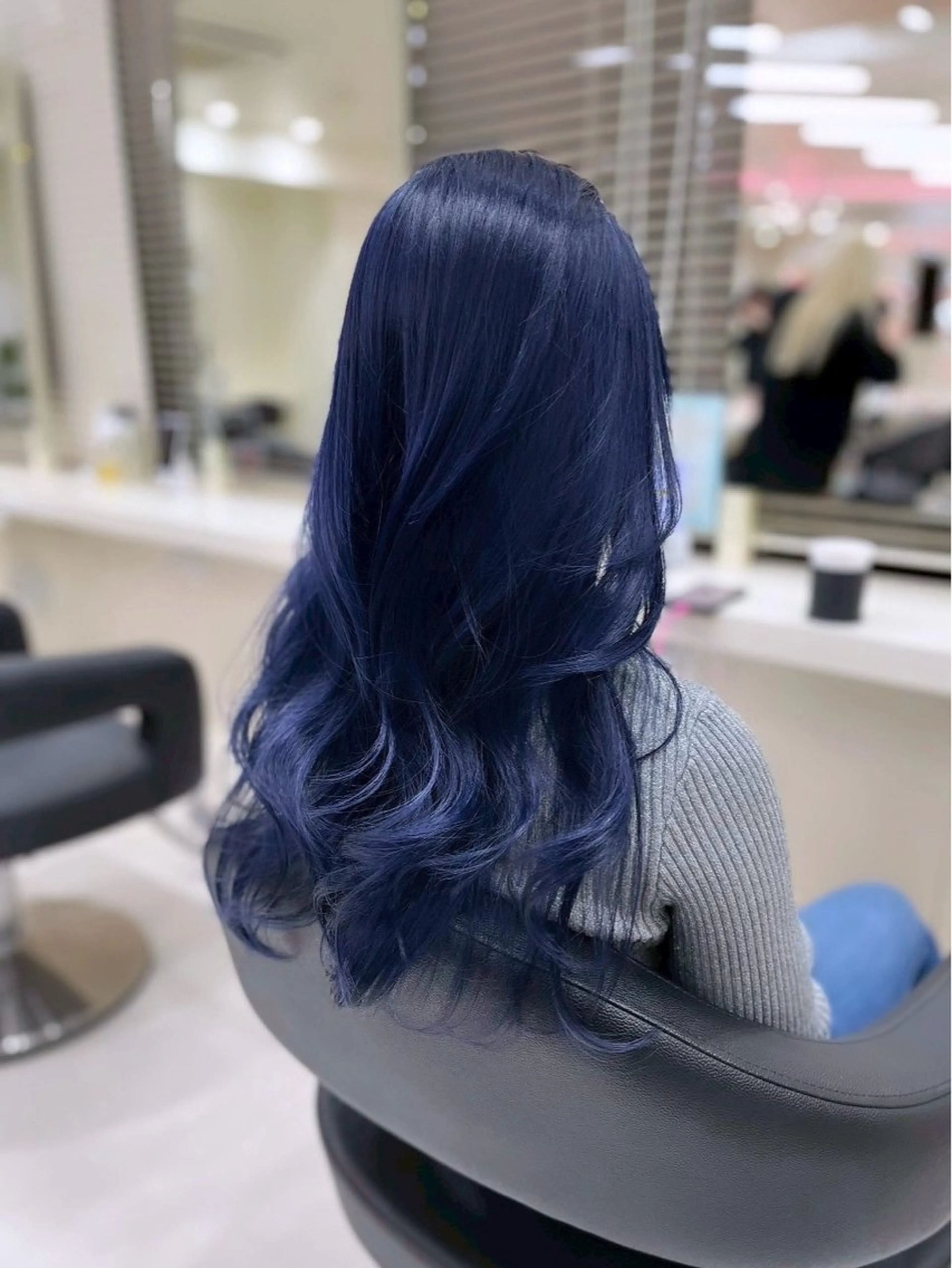 〖💙青みを出したい方はこちら💙〗カット＋ケア込みWカラー＋オリジナルTr＋炭酸Spa🫧の写真