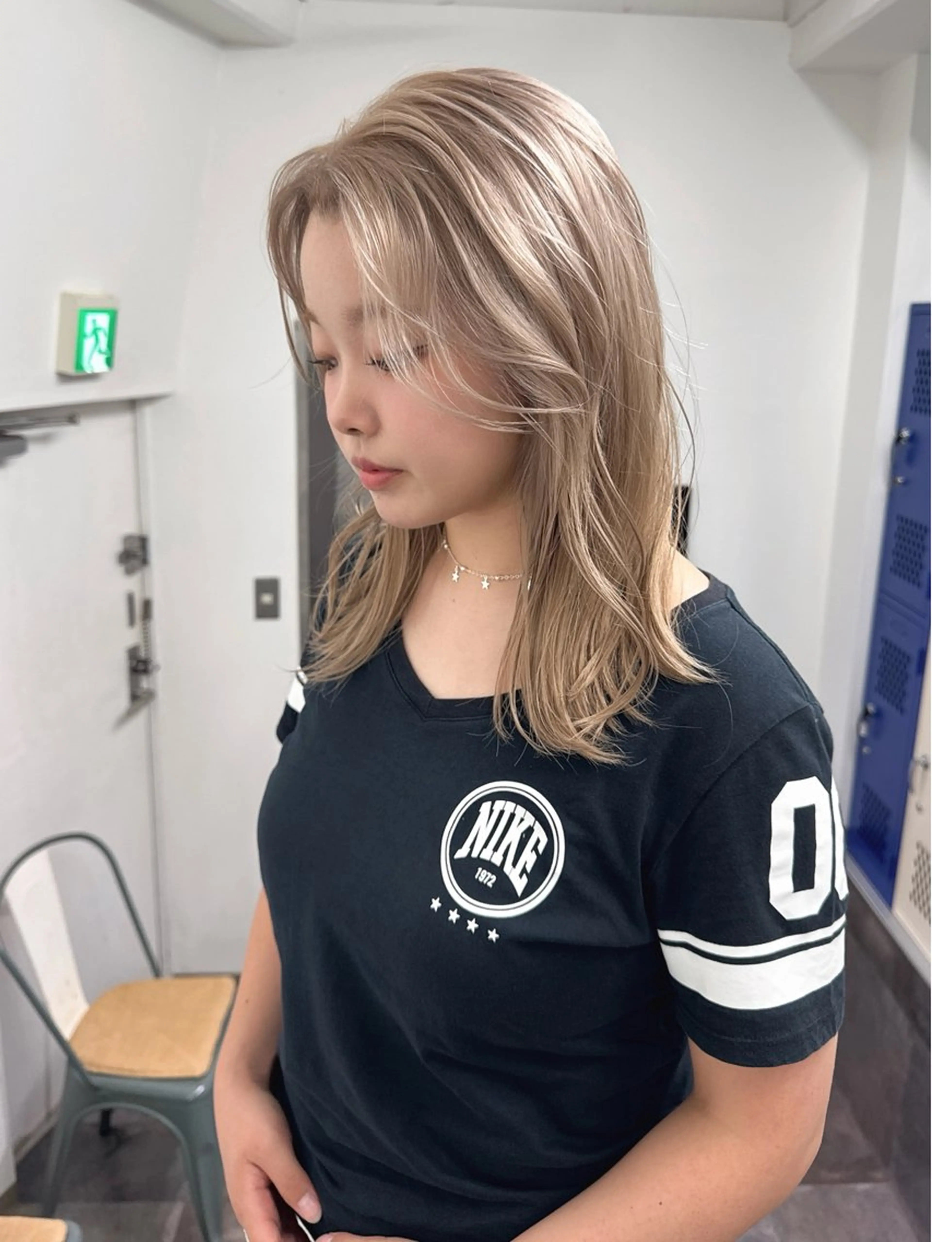 セミロング カラー ブリーチ ヘアカラー 大田吏晃❤️‍🔥 美髪特化のヘアスタイル