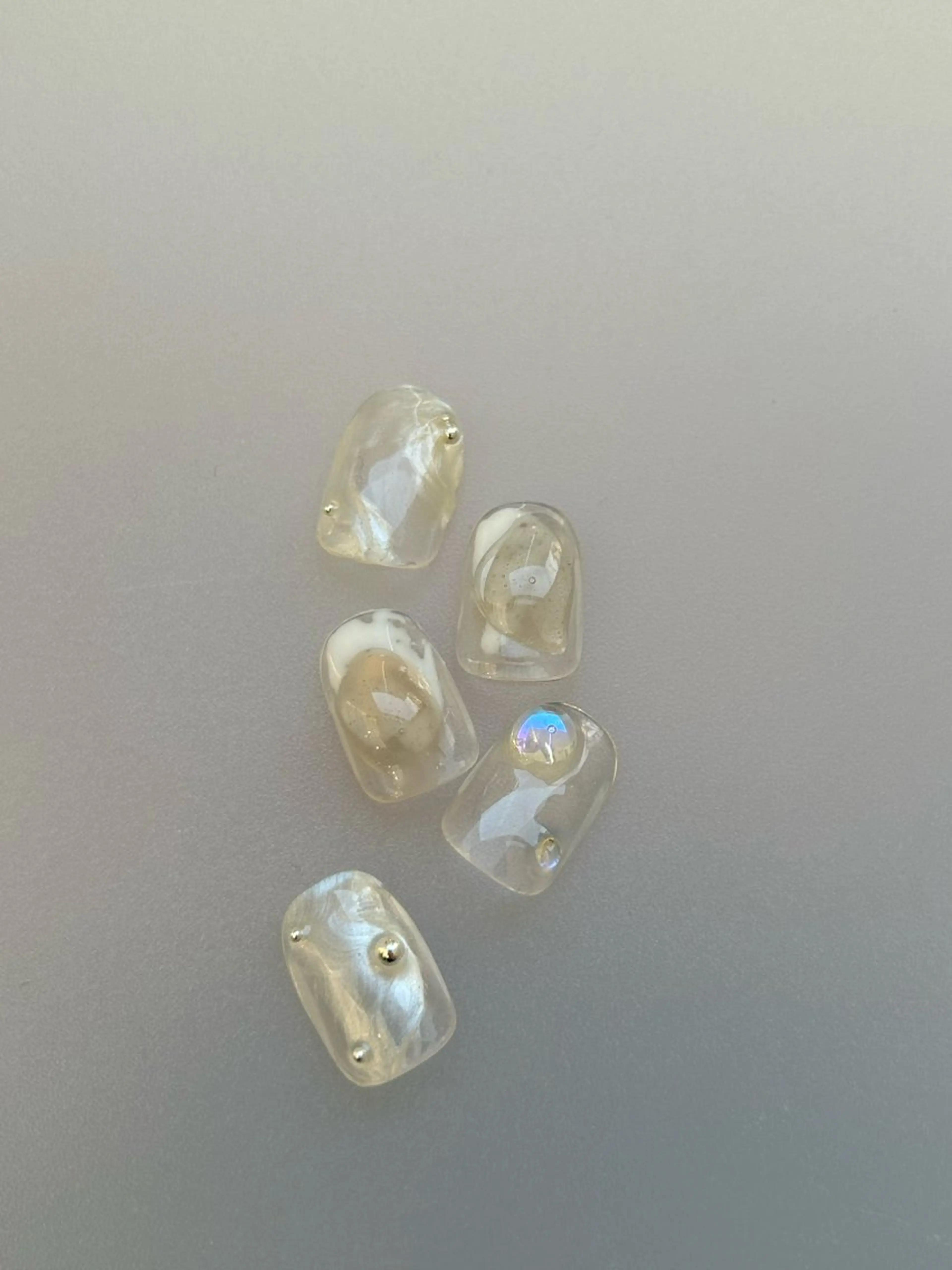 ネイル フラッシュネイル マグネットネイル ニュアンスネイル ハンドネイル Kyu_西荻窪 Nail Conqのネイルデザイン