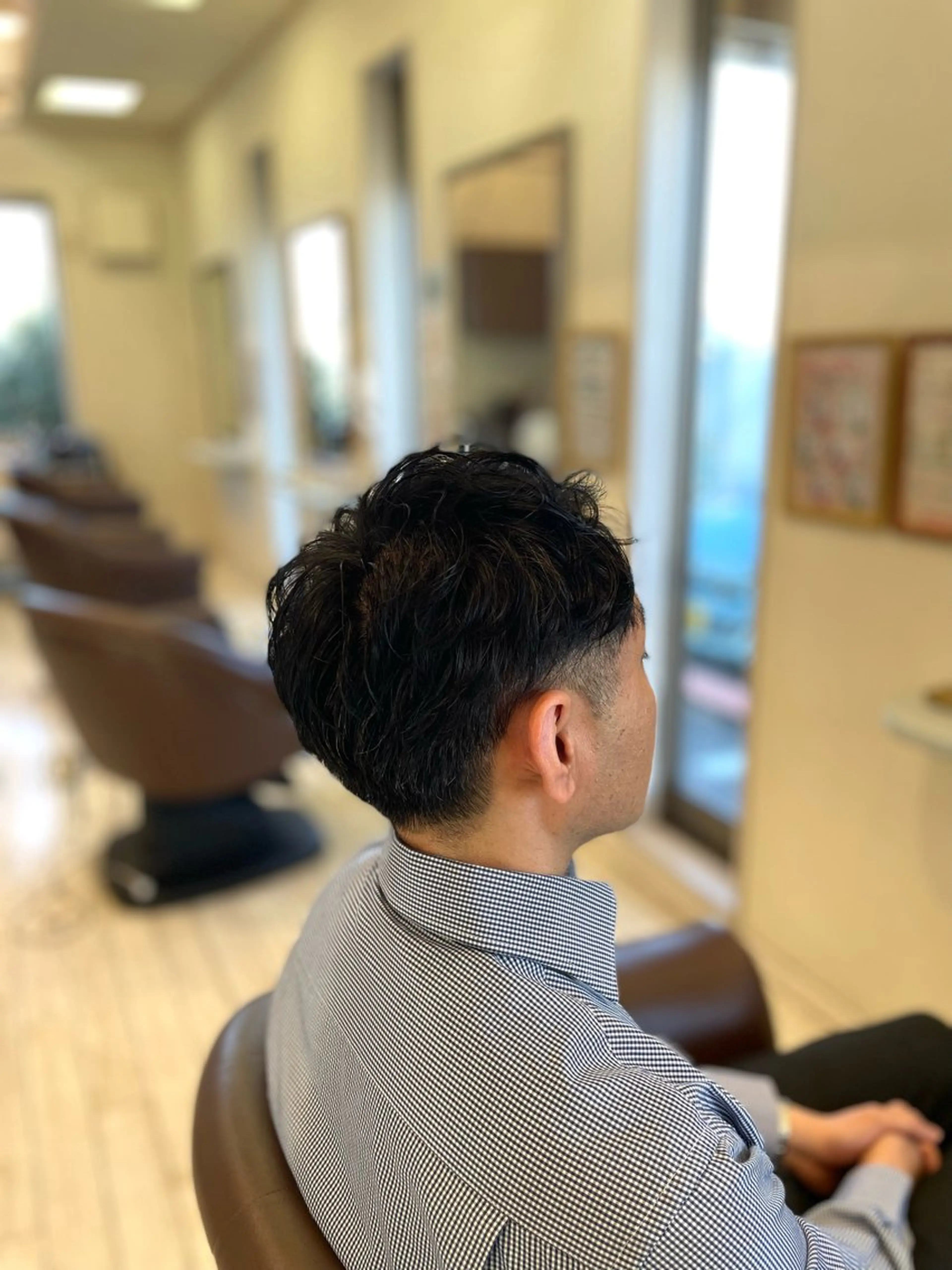 パーマ メンズ カット パーマ 鈴木 結惟のヘアスタイル