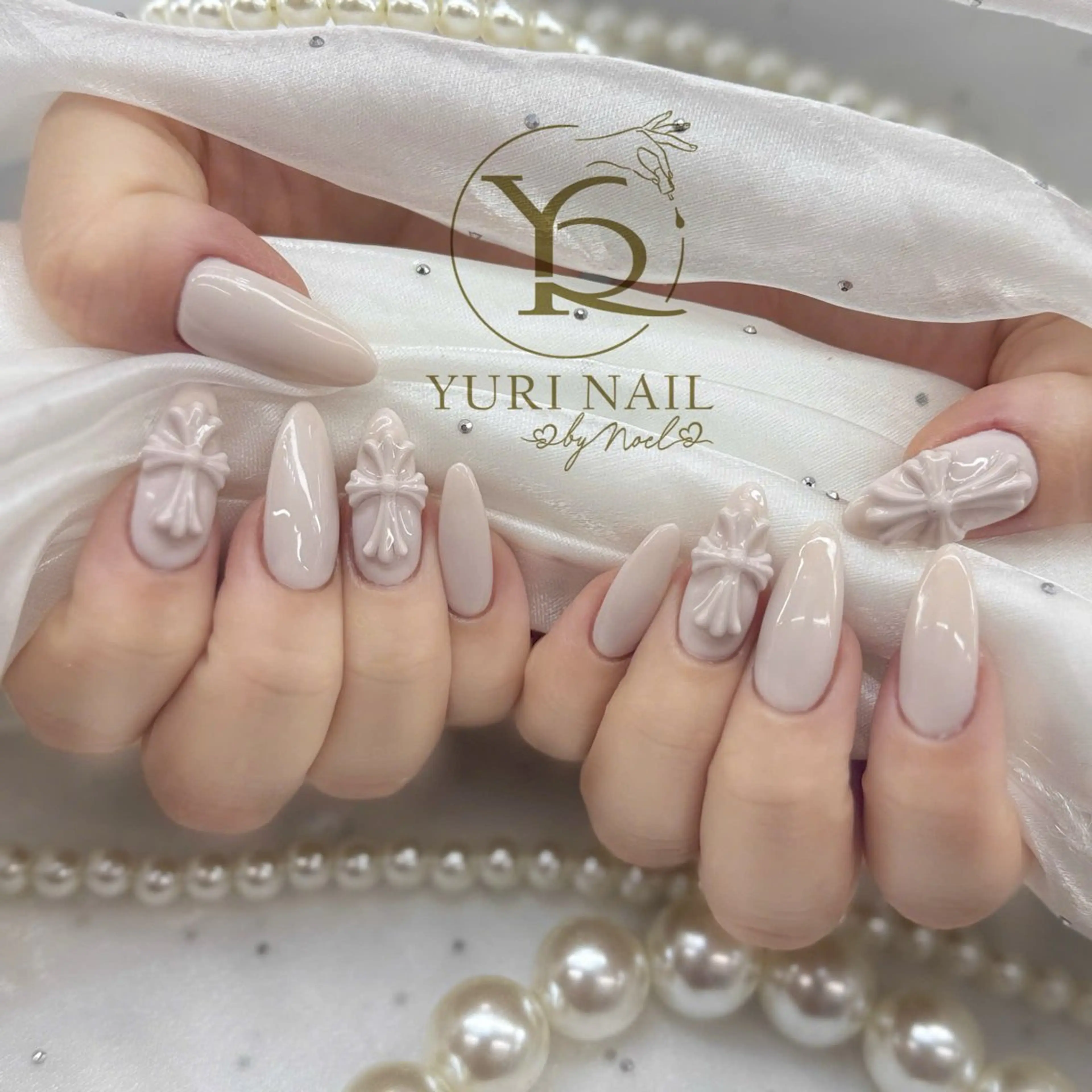 ネイル チークネイル フットネイル フレンチネイル グラデーション キラキラネイル YURI Nail Funabashiのネイルデザイン