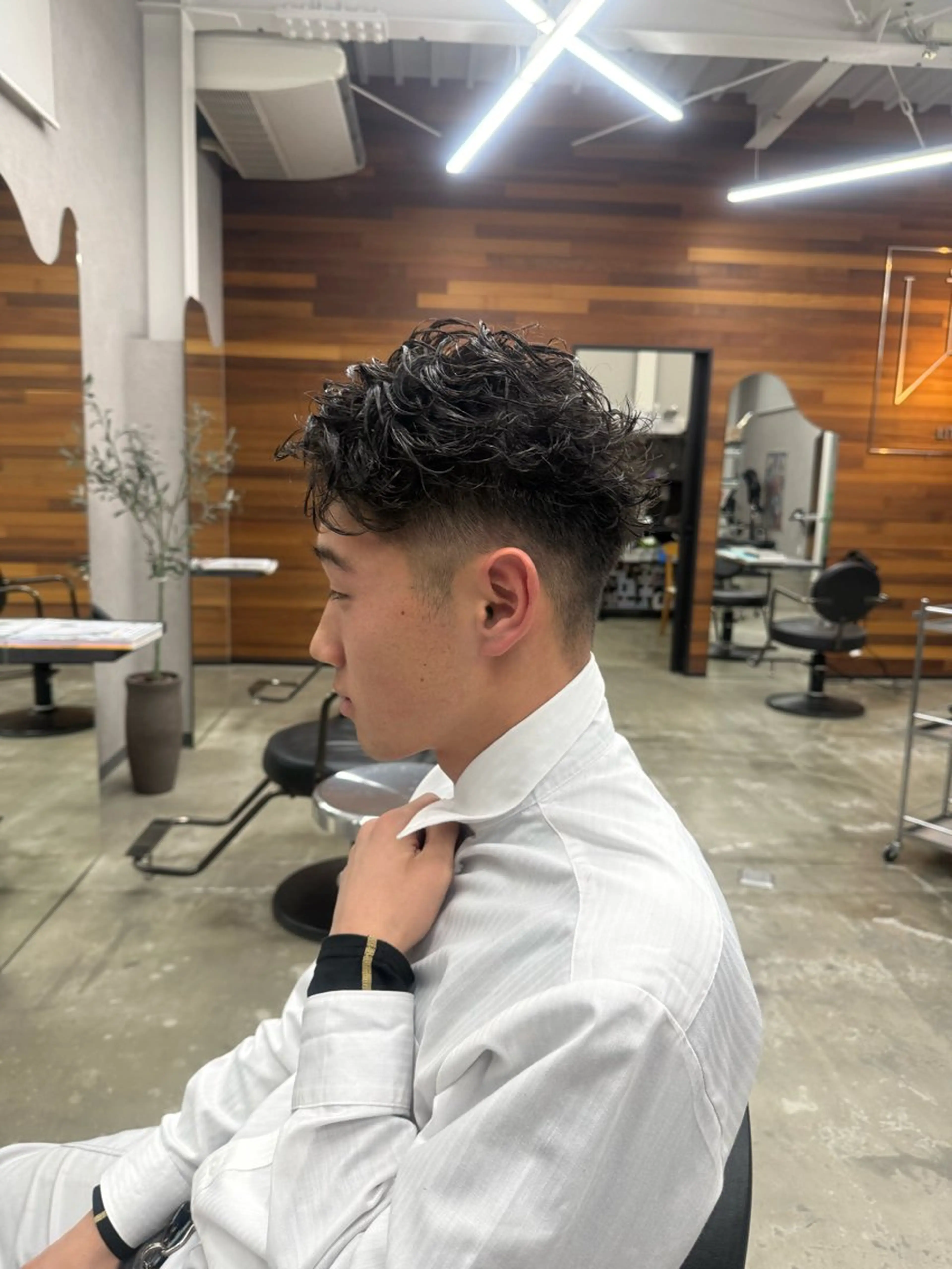 ショート ショートヘア カット パーマ 野上 晃生のヘアスタイル