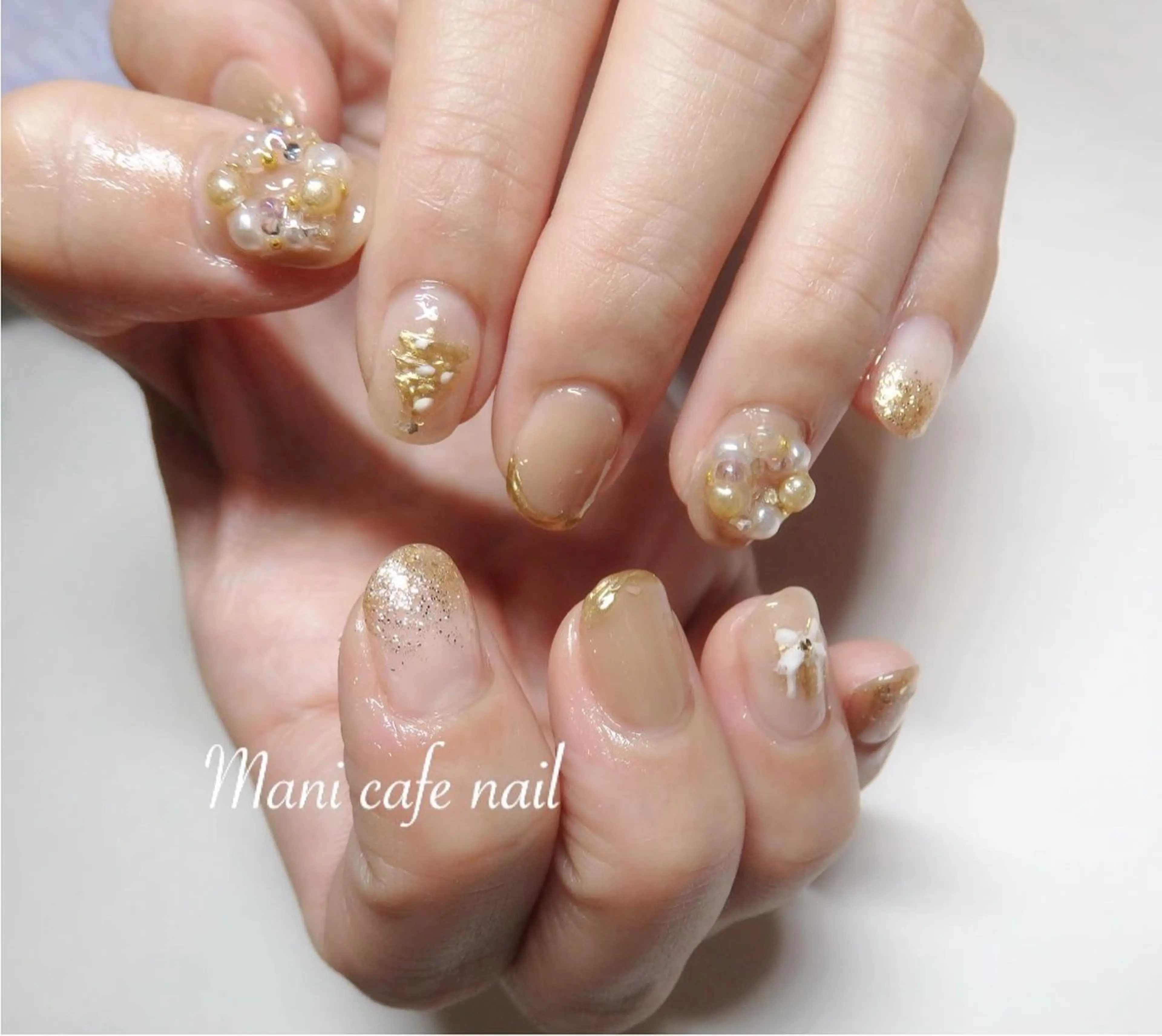 ネイル ハンドネイル Mani cafe nailのネイルデザイン