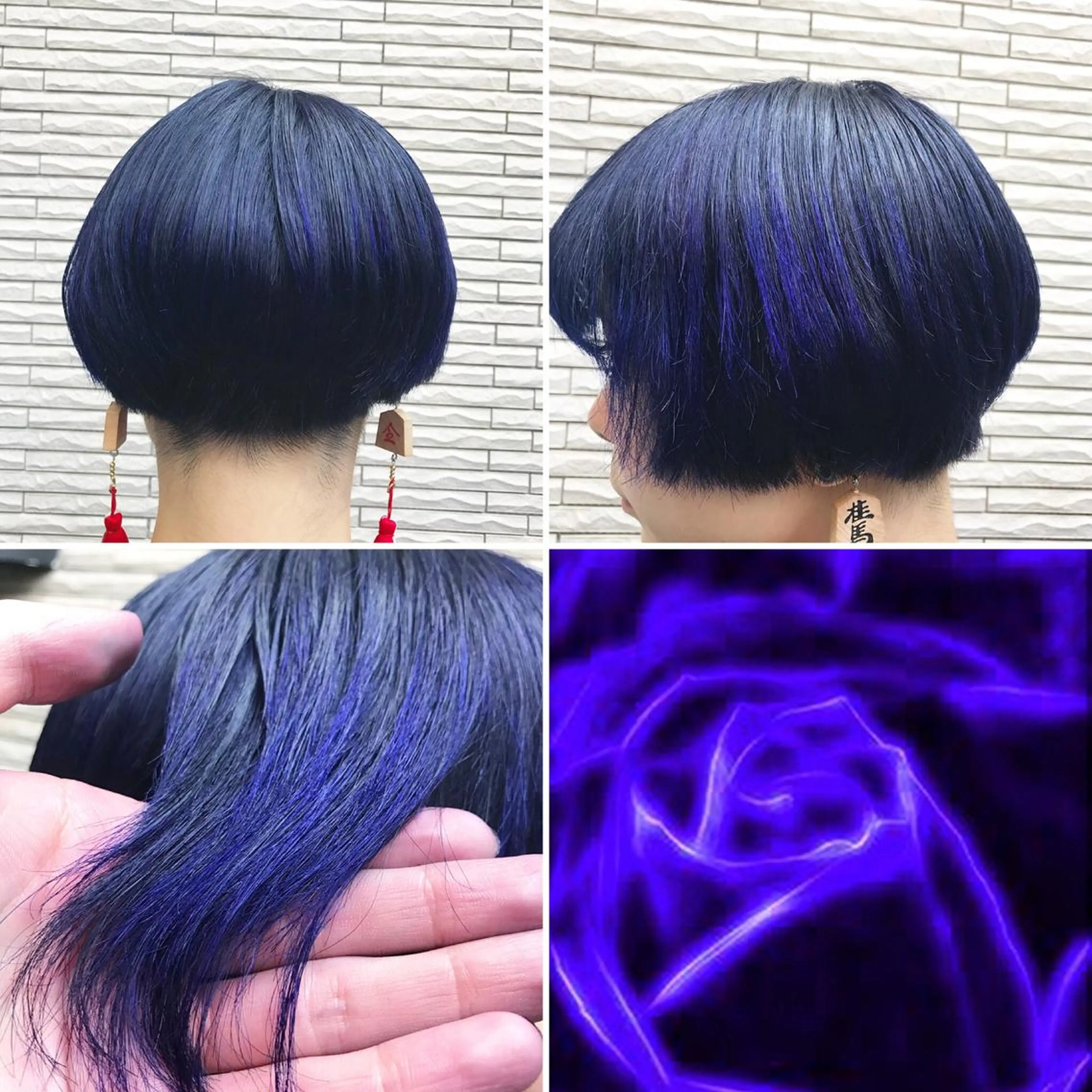 ショート カラー ヘアカラー トリートメント 🌈推し色派手髪 ハイトーンShinのヘアスタイル