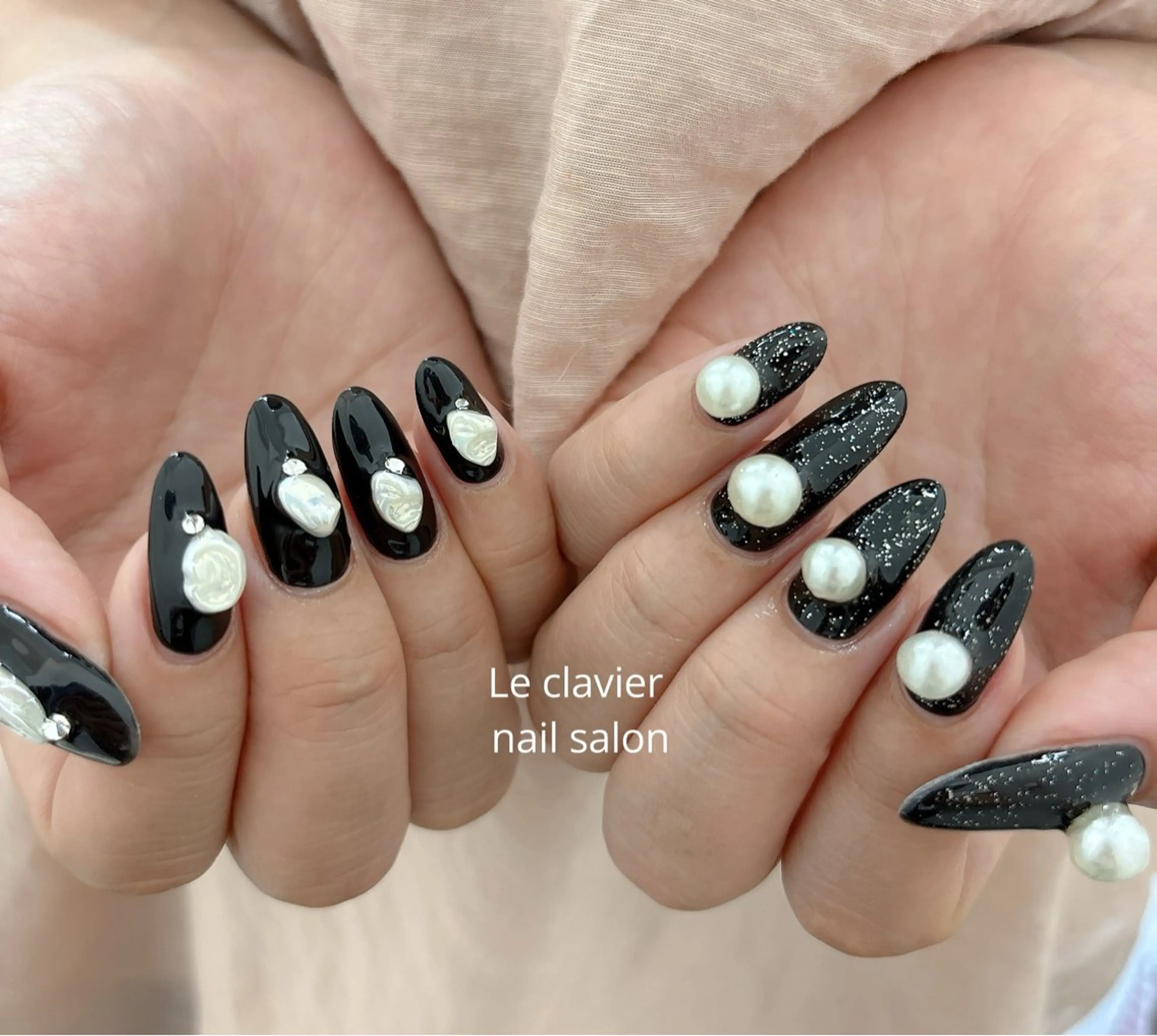 ネイル アートネイル 長さ出し ジェルネイル パラジェル スカルプネイル Mina Nailのネイルデザイン