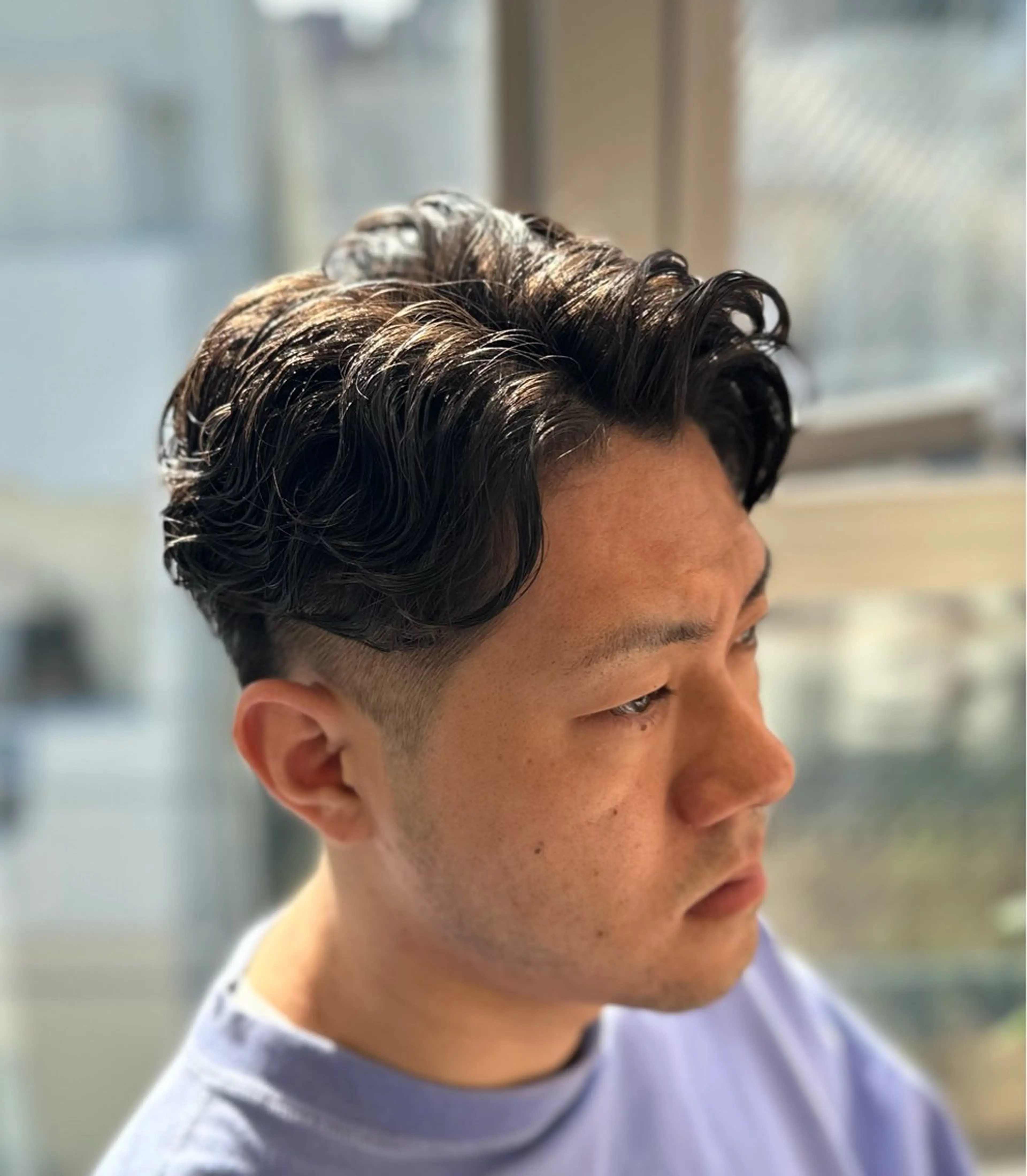 パーマ メンズ カット パーマ トリートメント メンズ特化/久保 歩夢のヘアスタイル