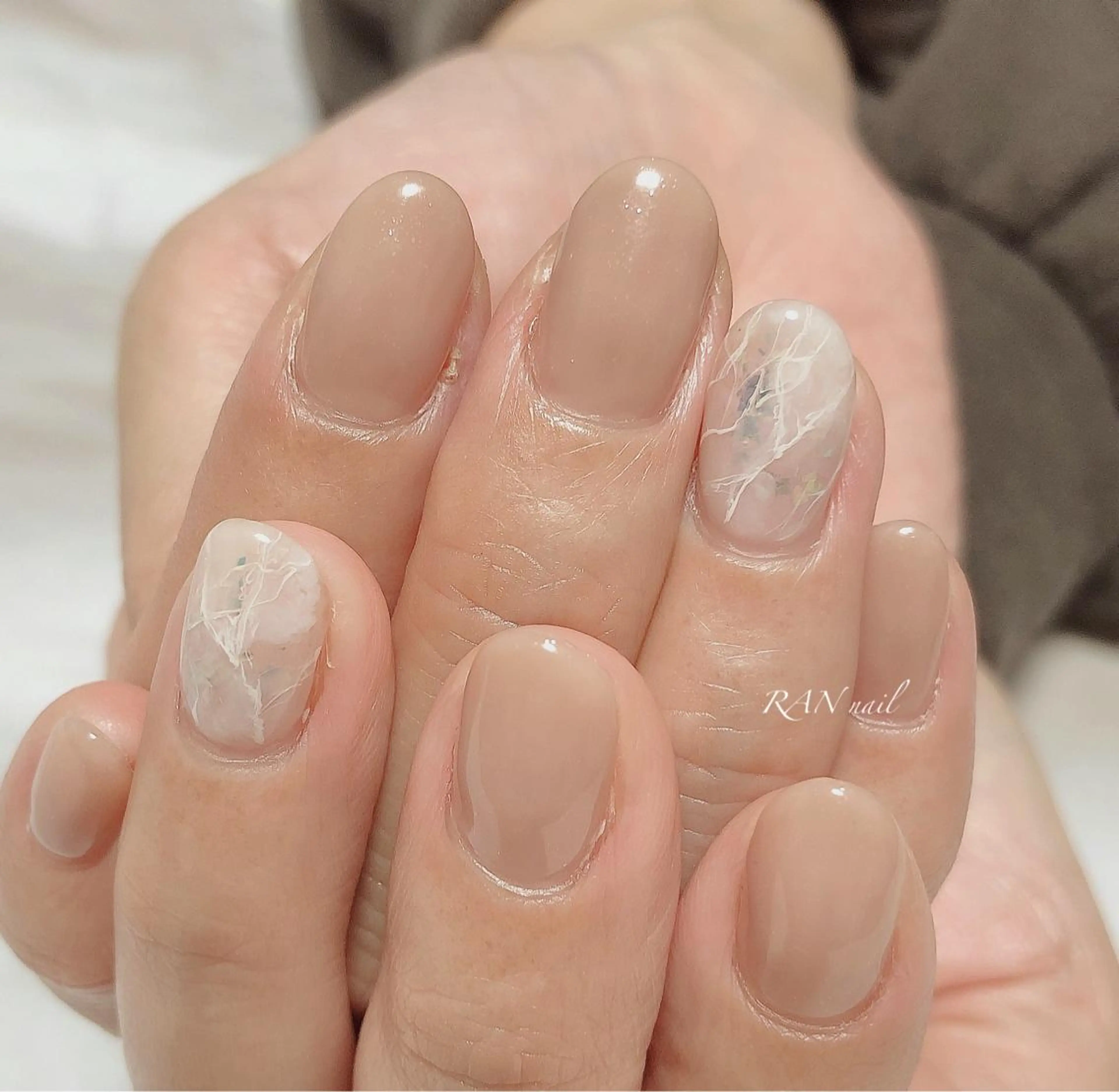 ネイル 卒業式 オフィスネイル ショートネイル シンプルネイル 春ネイル ハンドネイル フットネイル RAN nailのネイルデザイン