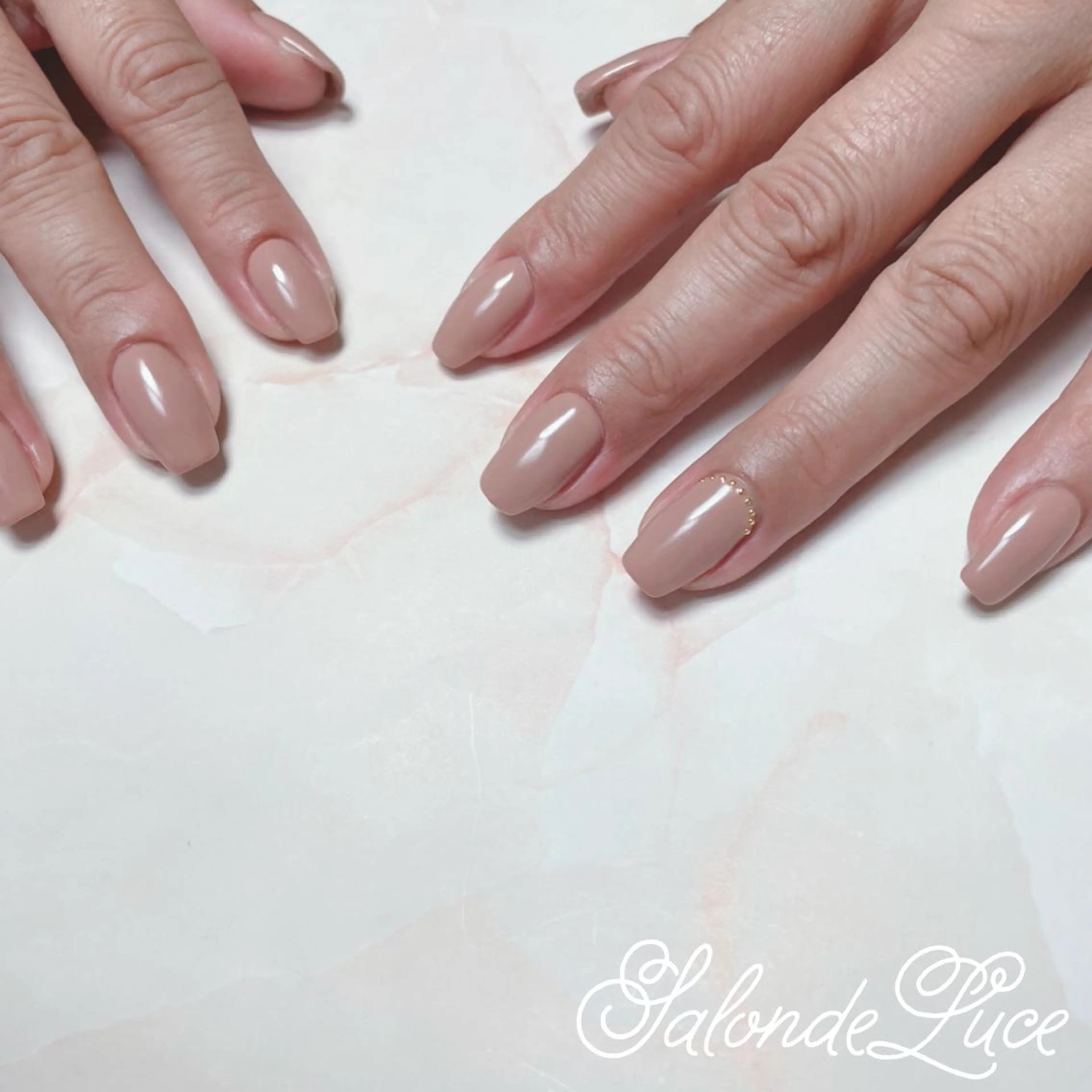 ネイル ワンカラーネイル Salon de Luceのネイルデザイン