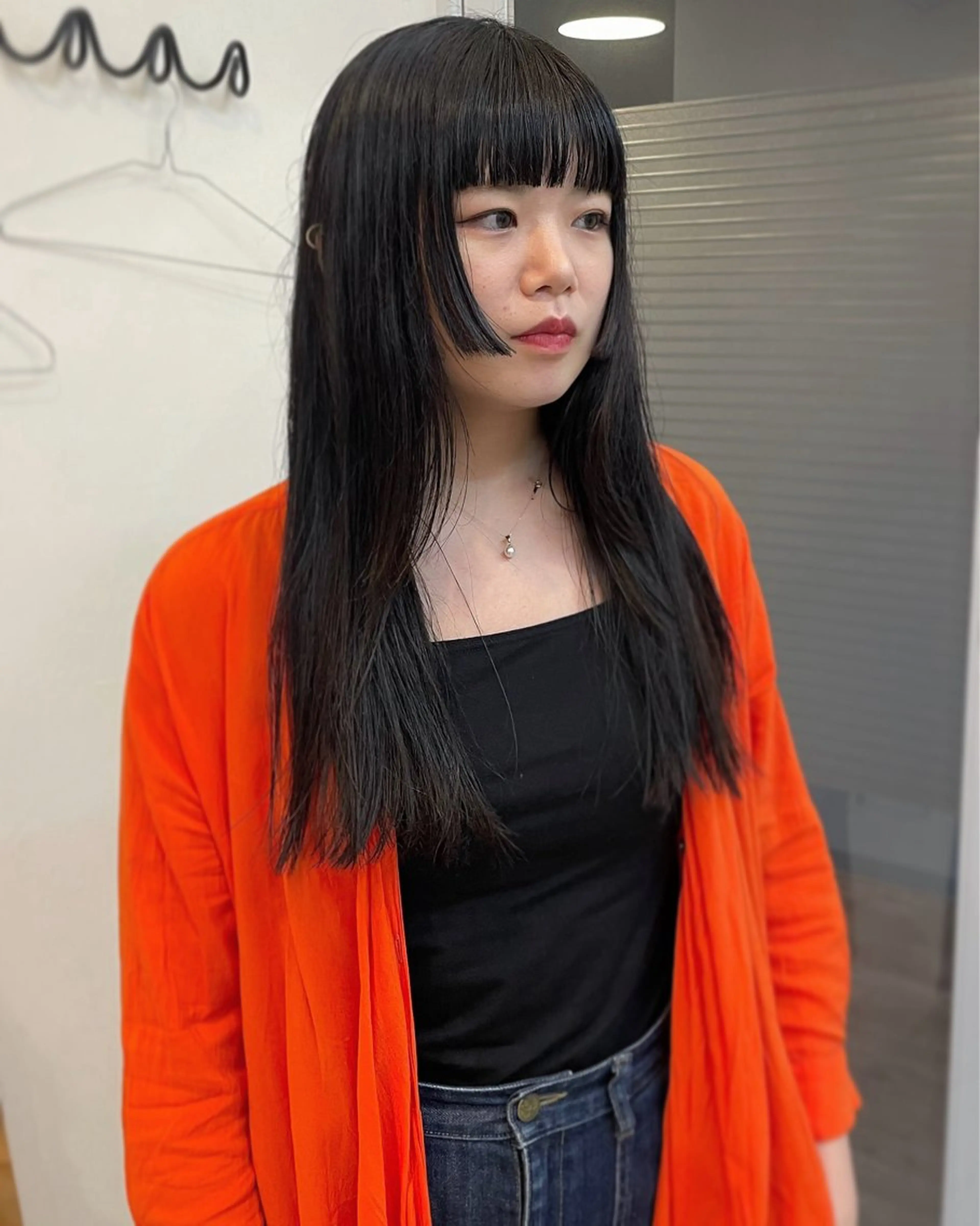 ロング カラー 姫カット カット ヘアカラー iet.所属・ウルフ/ボブ/レイヤ ーカット◎ricoのヘアスタイル