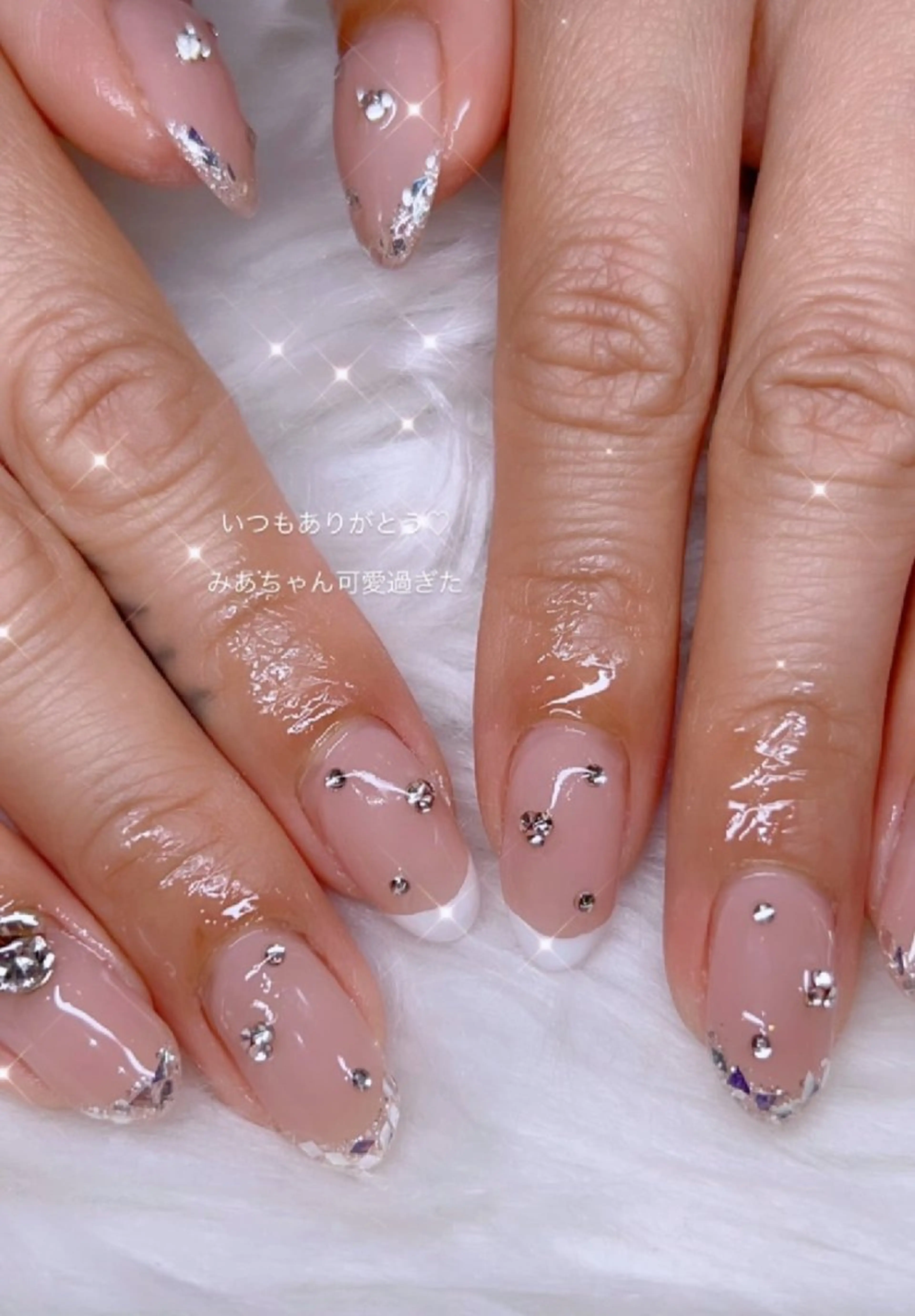 ネイル アートネイル 春ネイル ワンホンネイル ハンドネイル I LOVE ME NAIL.｡.:*♡のネイルデザイン