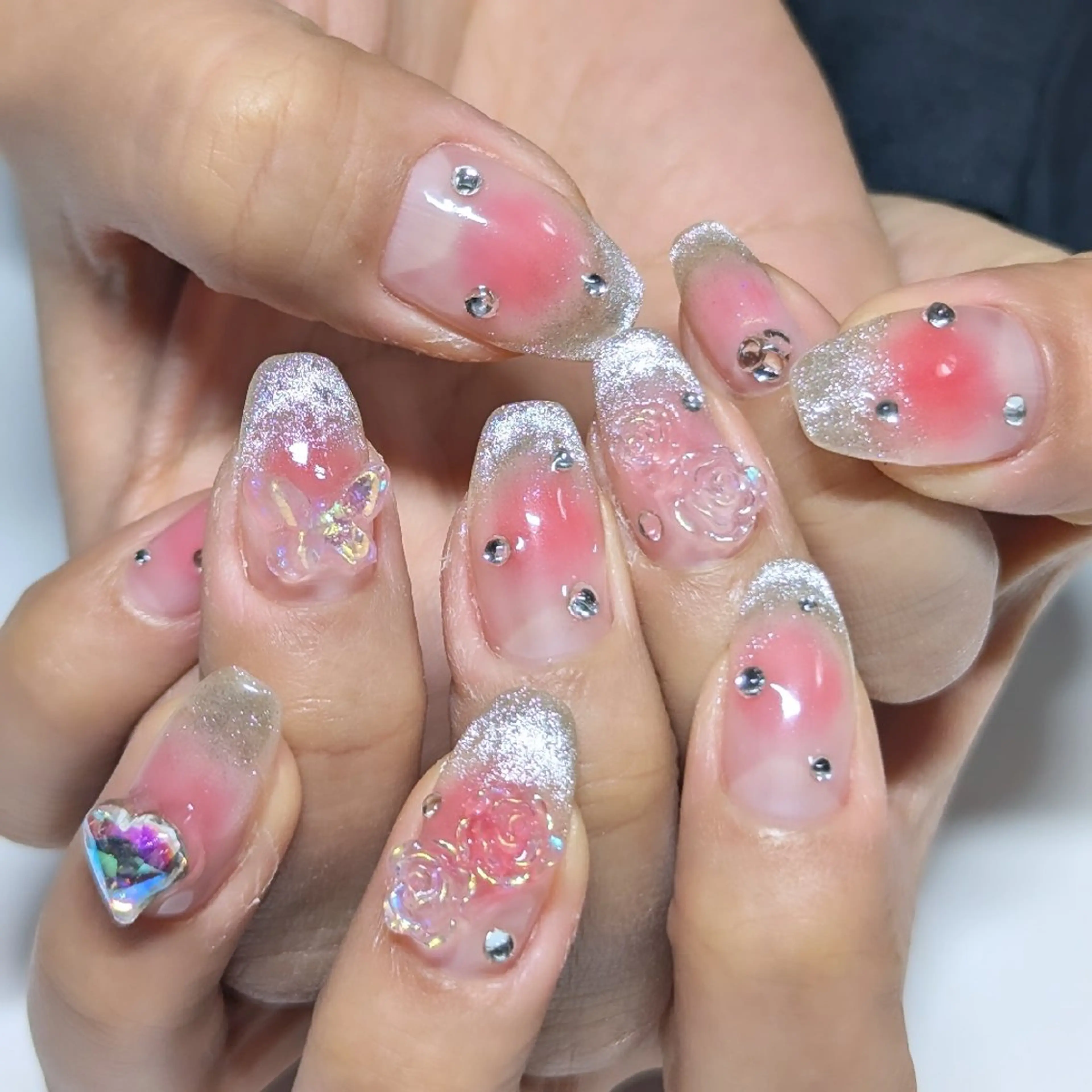 ネイル 長さ出し ハンドネイル ☆ KANON☆のネイルデザイン