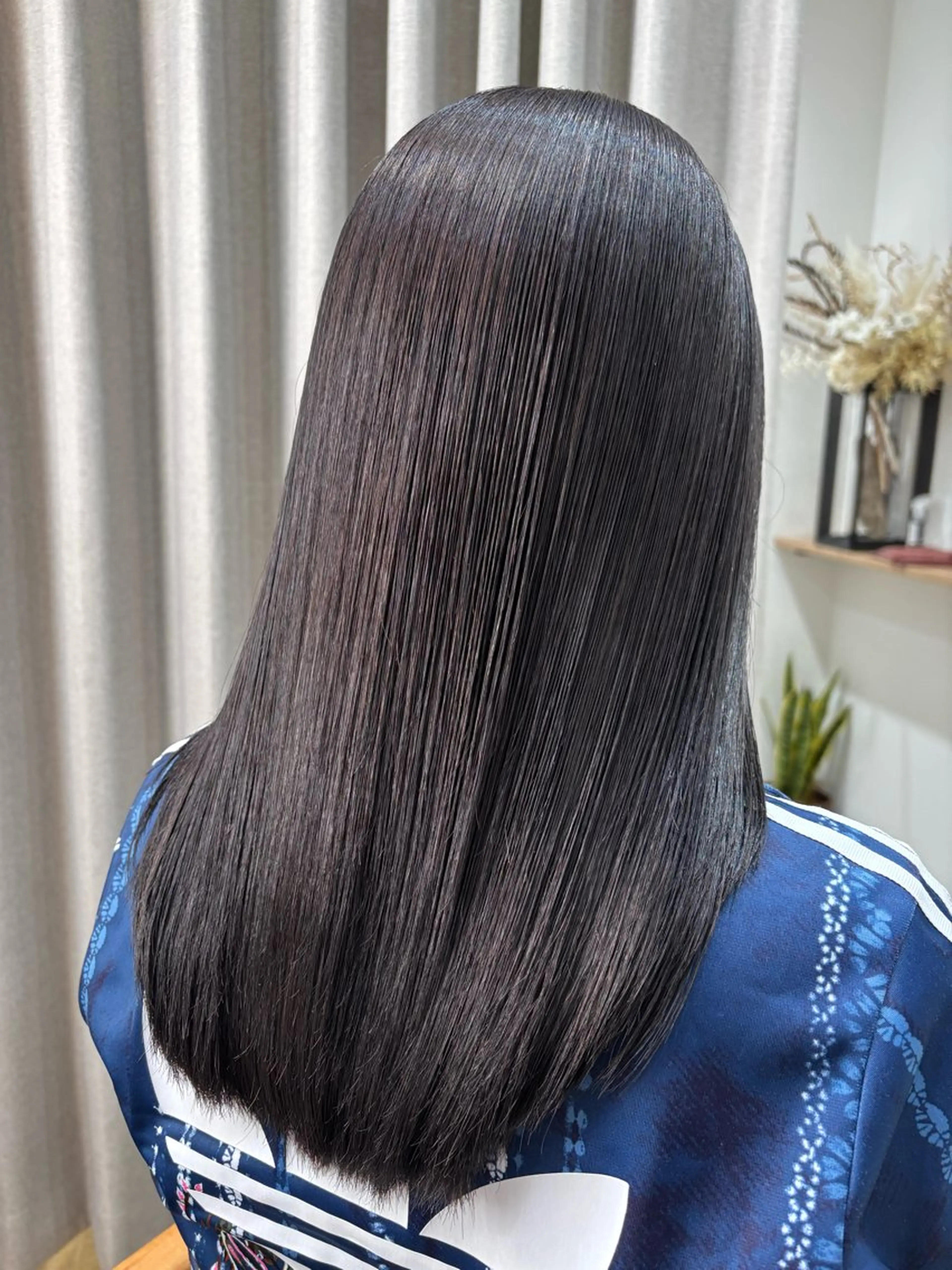 ロング カラー ラベンダーカラー 🤍美髪縮毛/髪質 改善/池上夏凜🤍のヘアスタイル