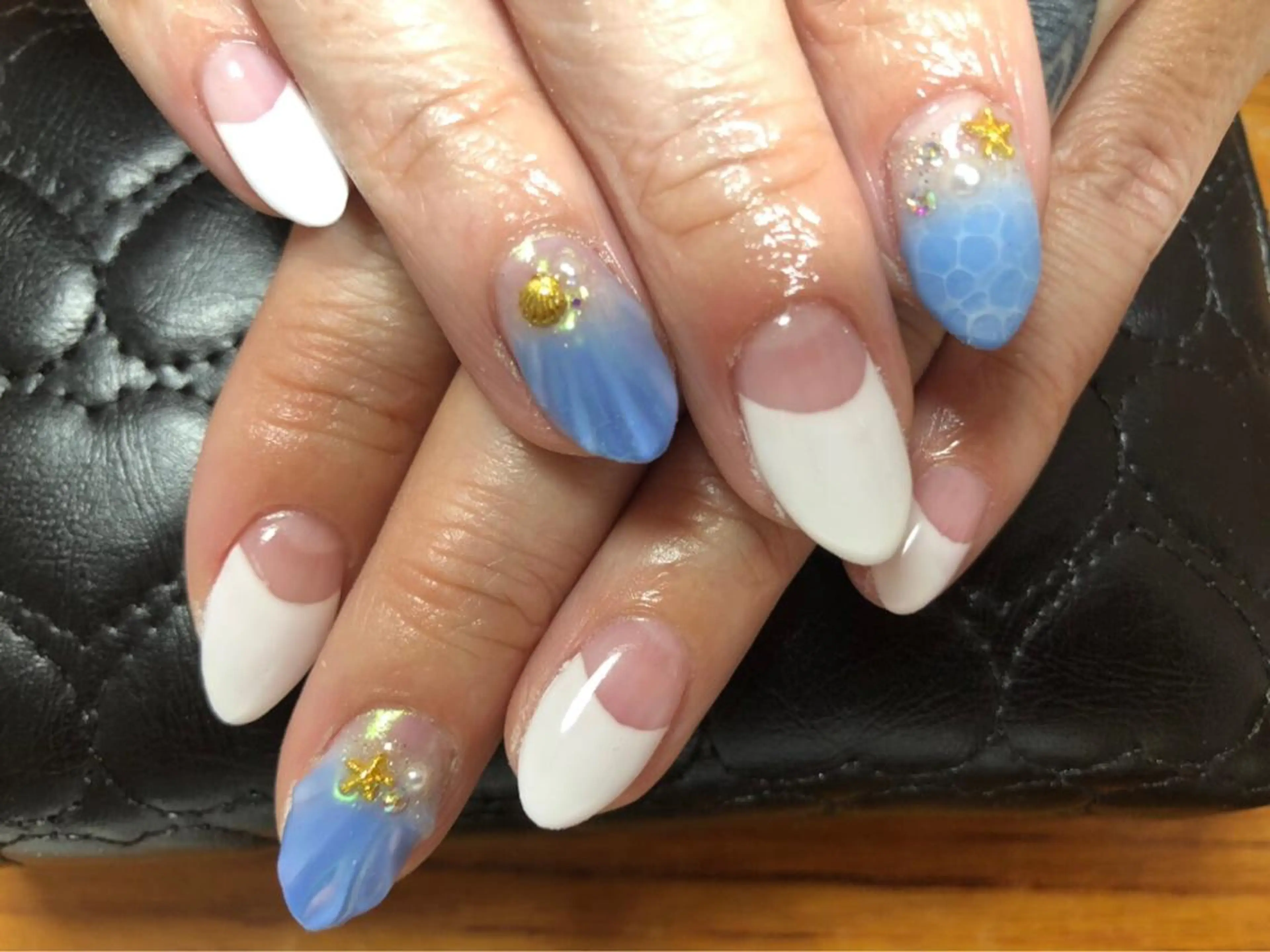 ネイル アートネイル フレンチネイル ハンドネイル S HARUKAのネイルデザイン