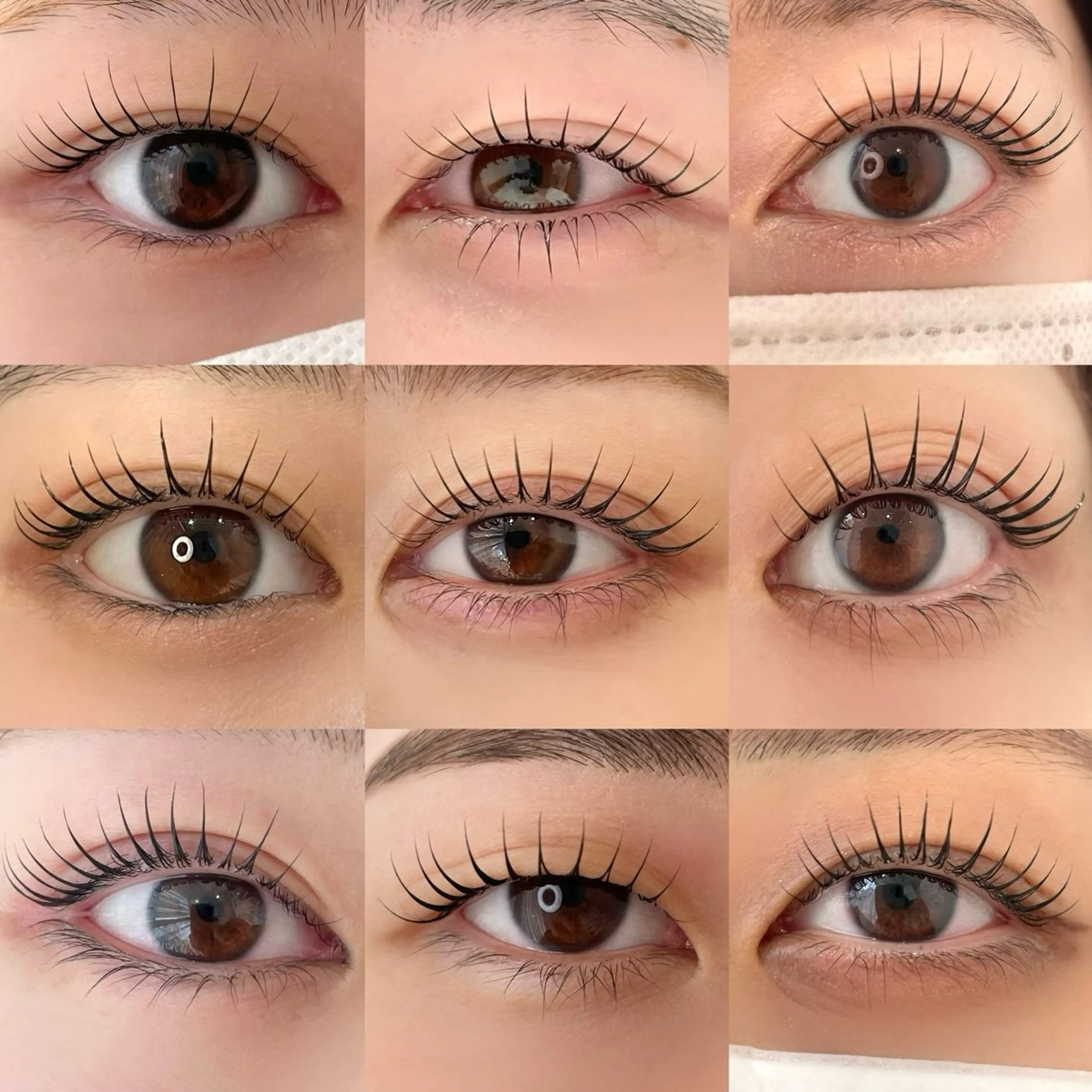 マツエク・マツパ 束感まつ毛 まつげパーマ 一重×まつ毛パーマ 眉毛/まつ毛/代官山 アイサロン🌻NAEのマツエク・マツパデザイン
