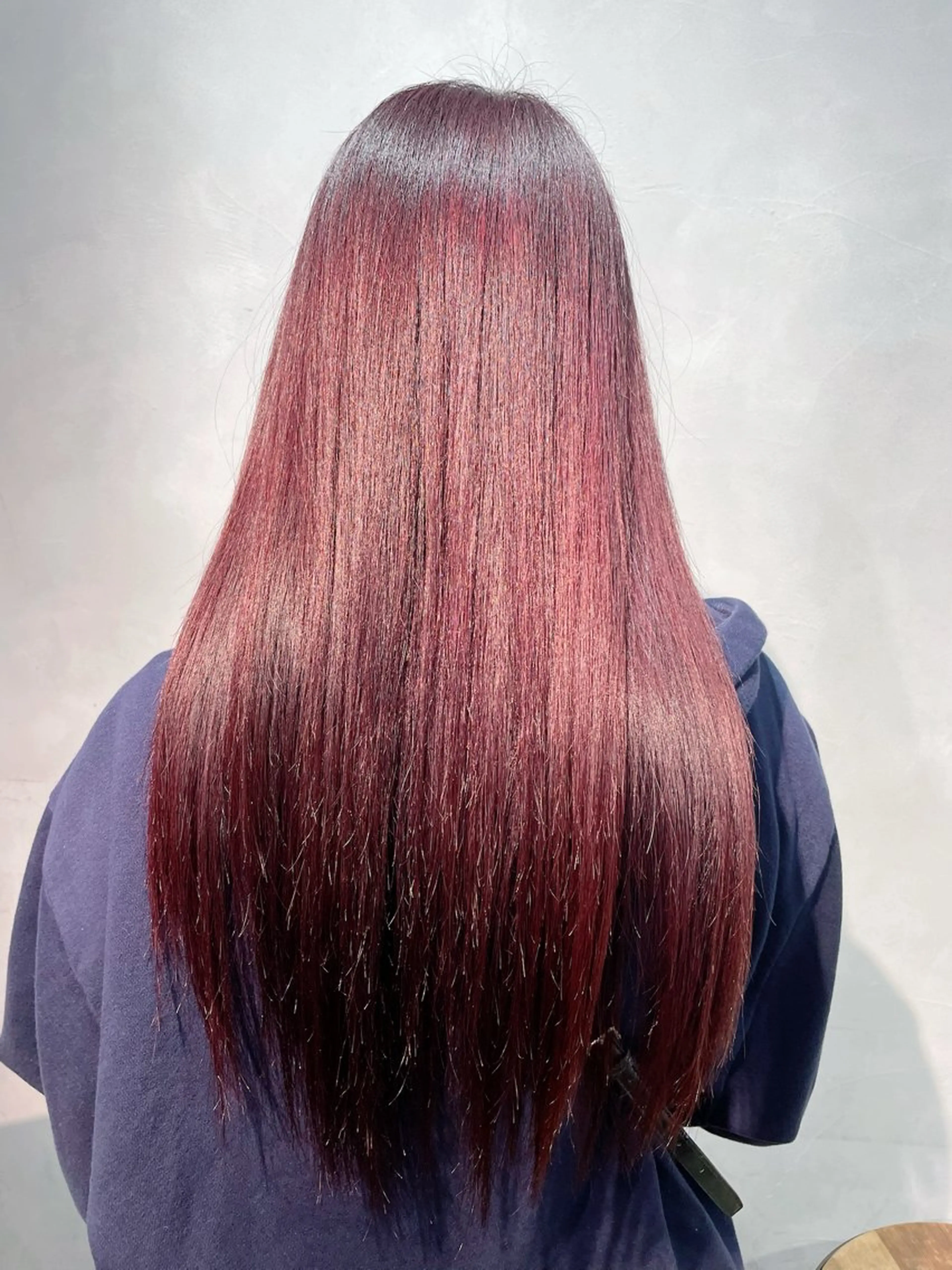 ロング カラー バイオレットカラー mitchy カラーモデル募集中♪のヘアスタイル