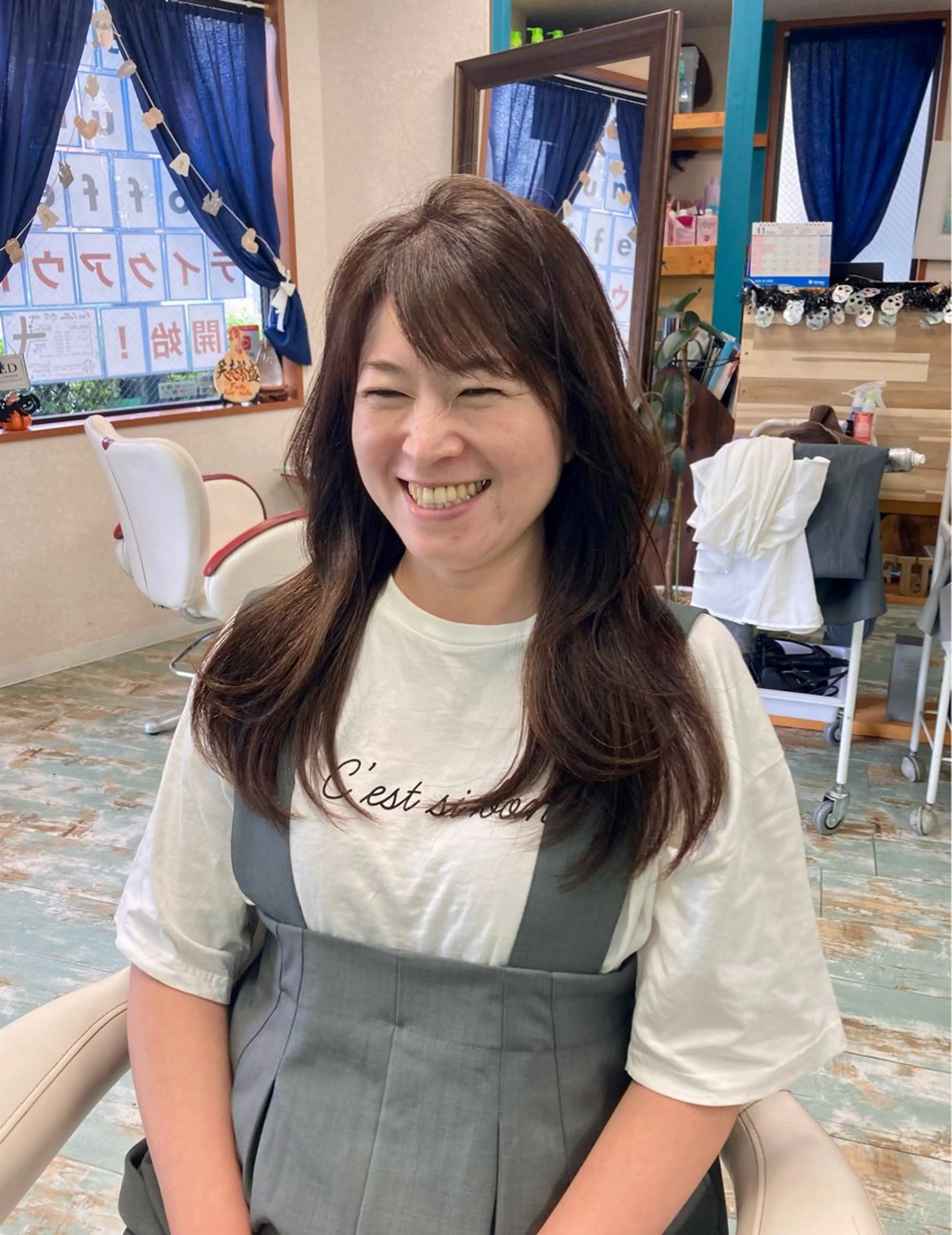 ロング 田牧 みゆきのヘアスタイル