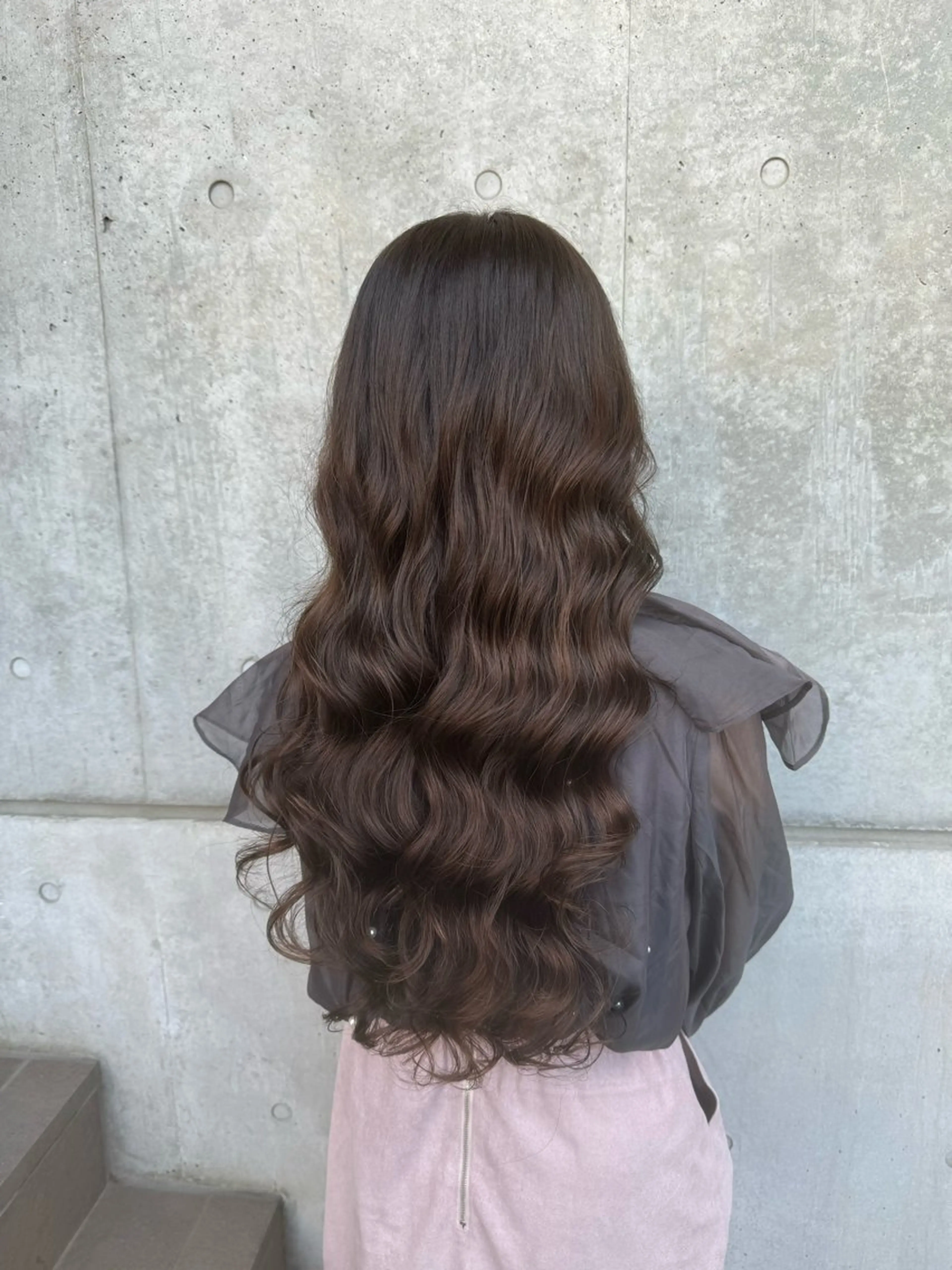 ロング パーマ 原田 聖也のヘアスタイル
