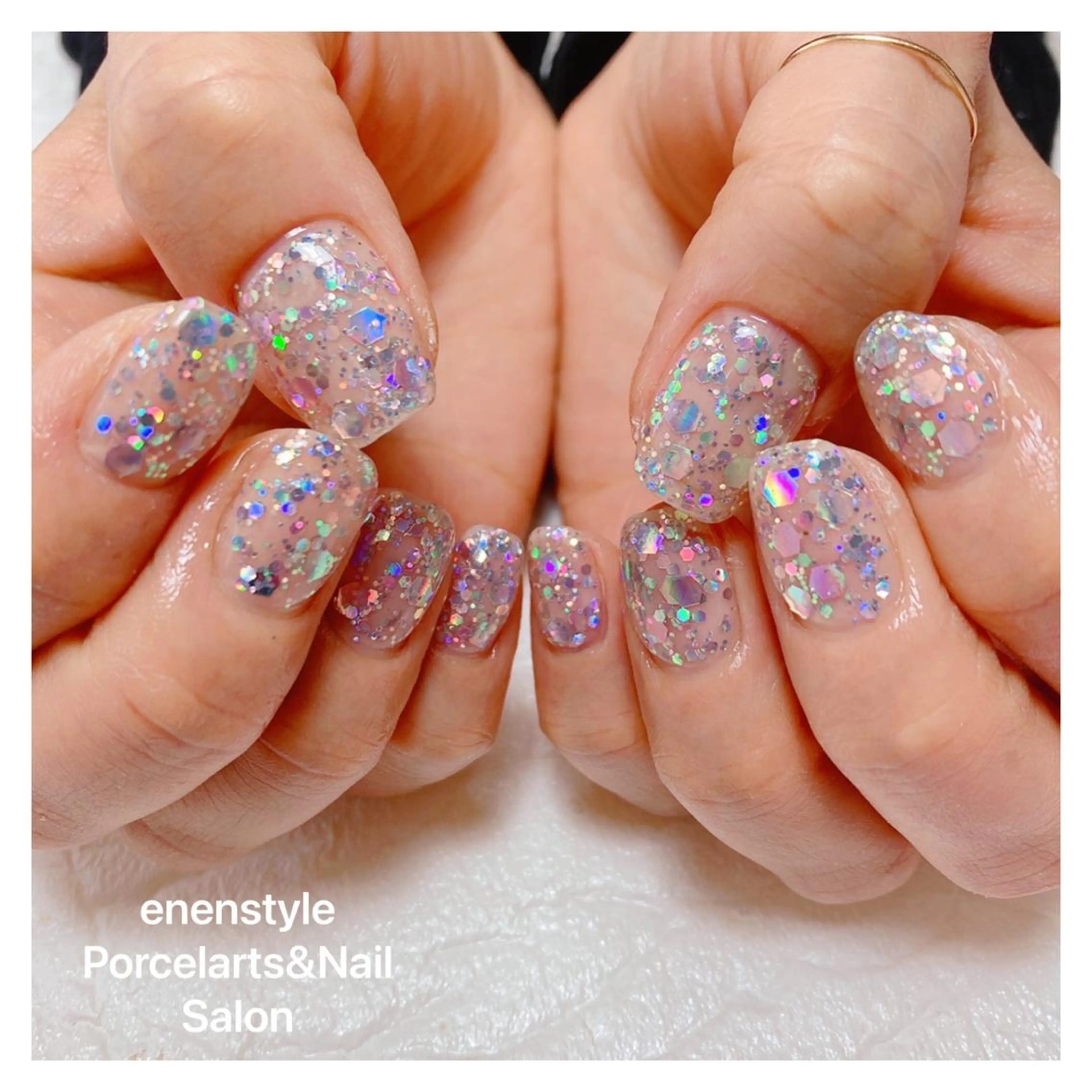 ミディアム ネイル 👑enen style👑のネイルデザイン