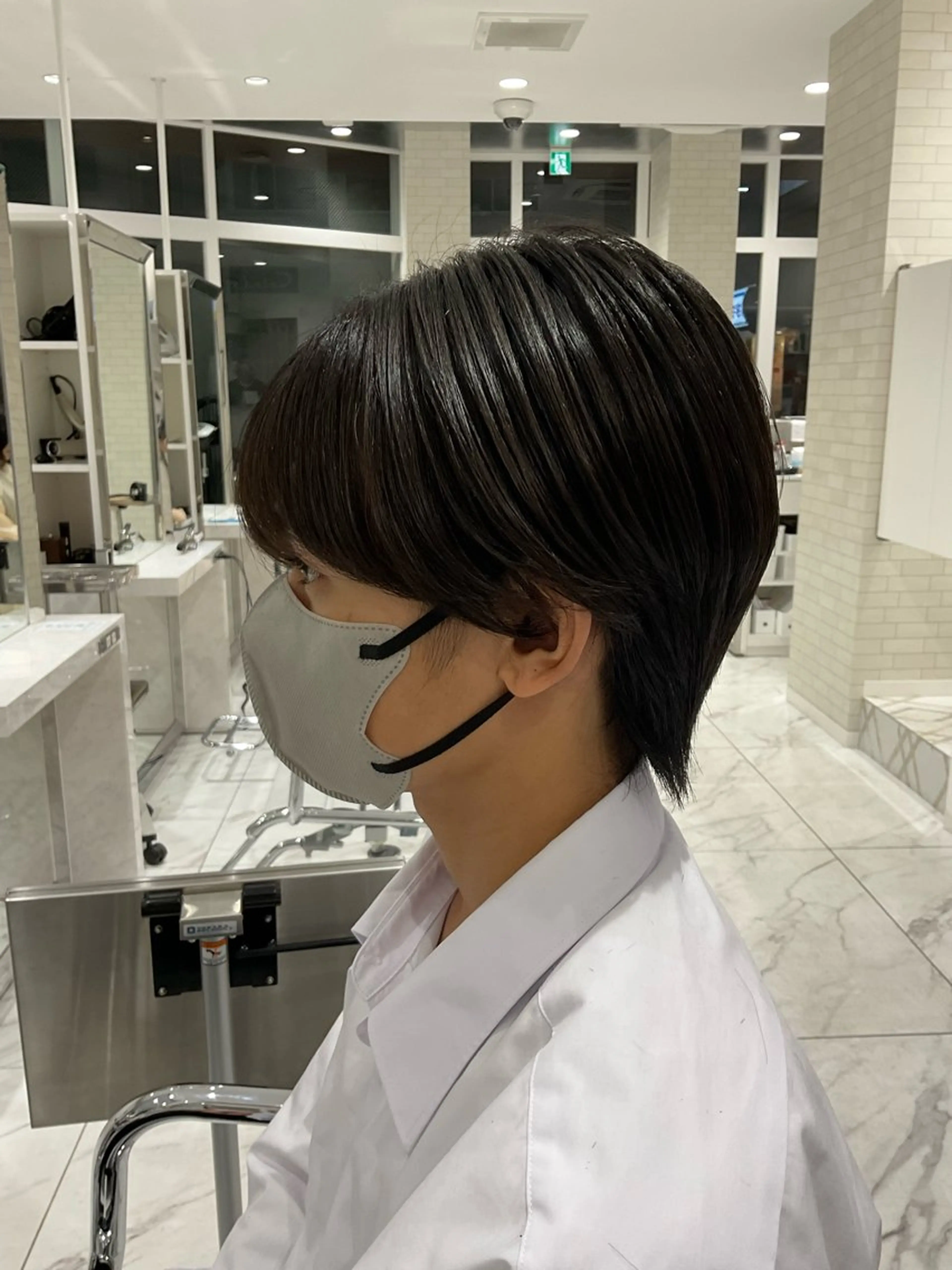 メンズ マッシュ シースルーマッシュ 稲村 直也のヘアスタイル