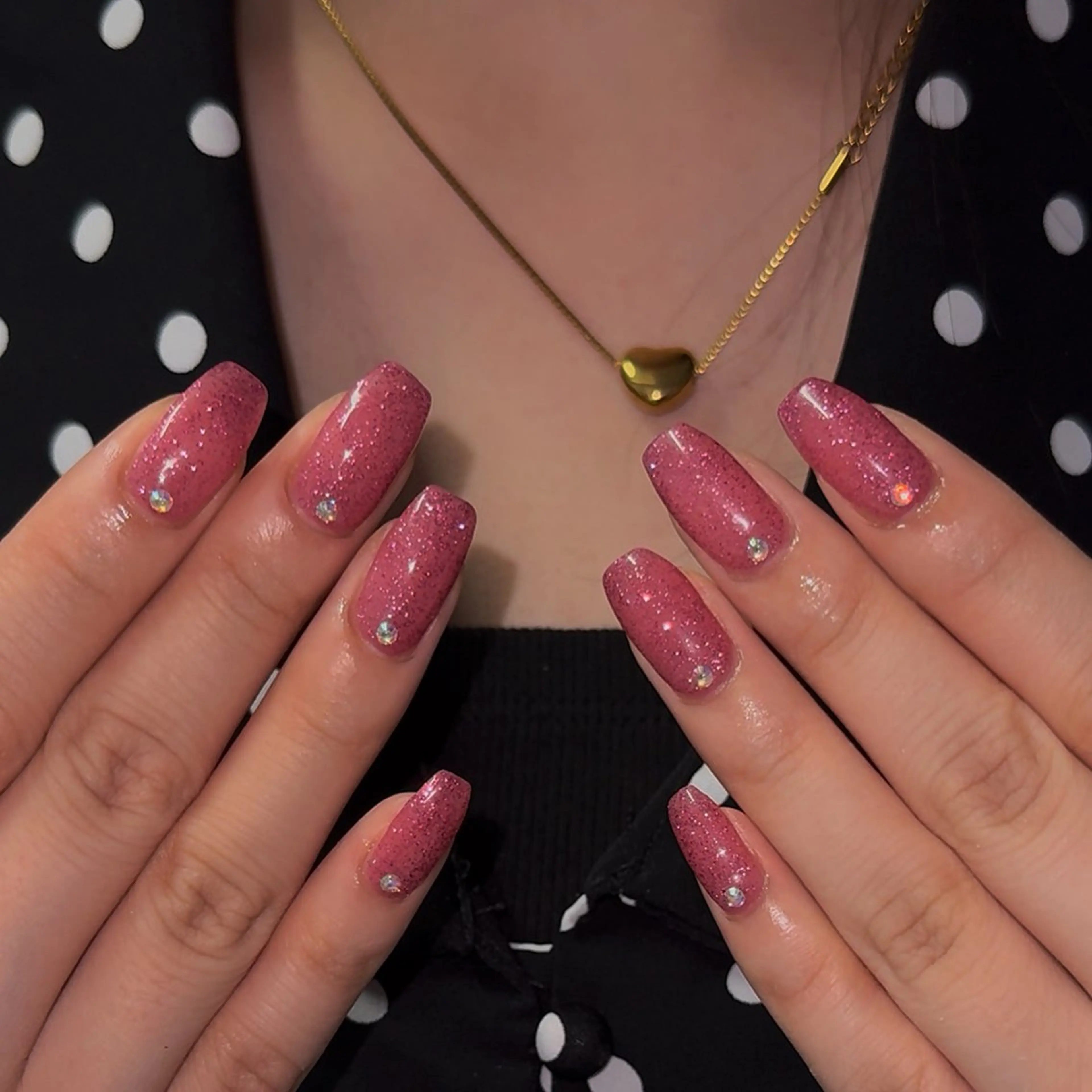 ネイル ラメ(グリッター) ハンドネイル Sarina ⋆⭒˚ mavieのネイルデザイン