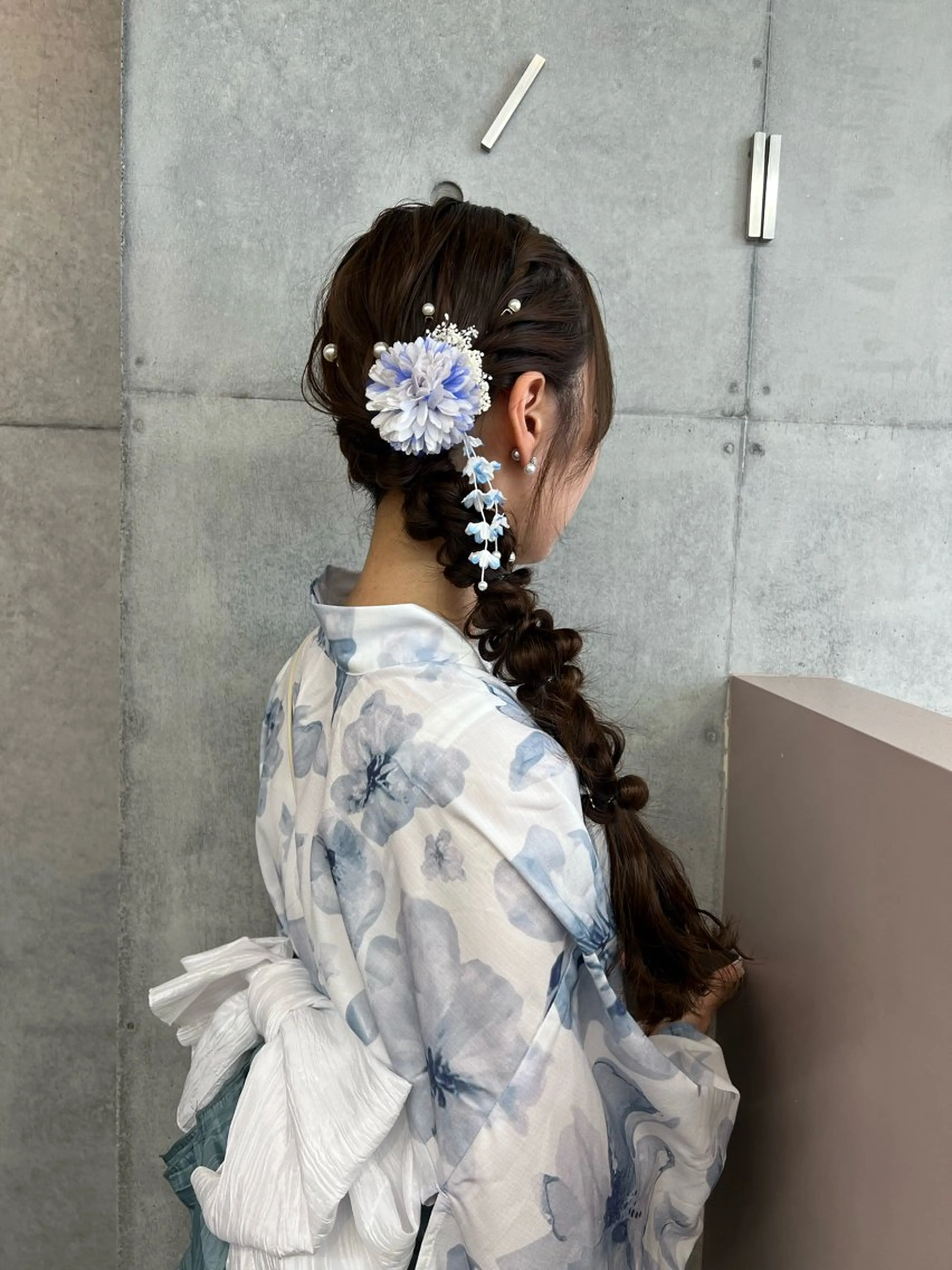 ロング ヘアアレンジ ヘアセット カコ/レイヤーカット ヘアアレンジのヘアスタイル