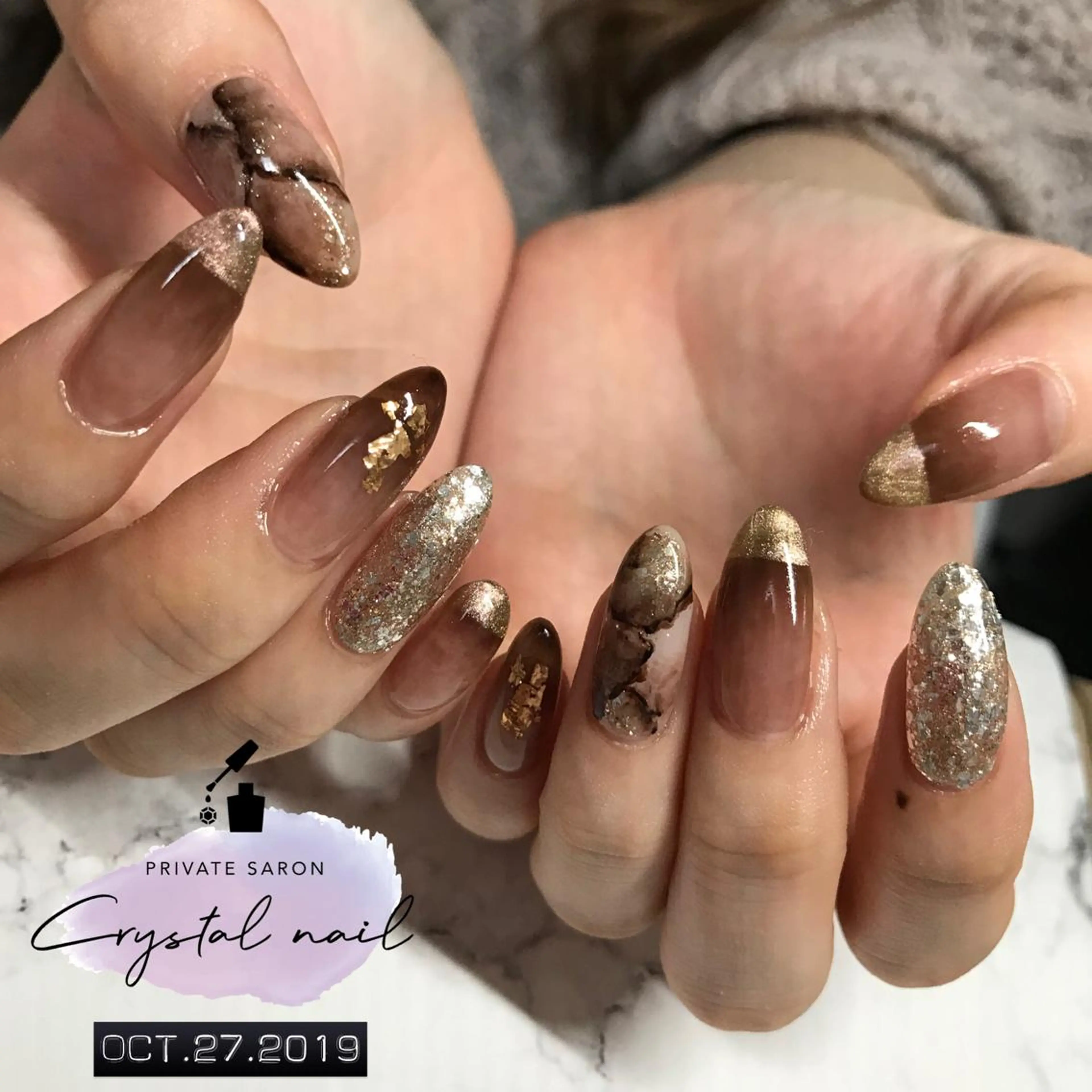 ネイル ニュアンスネイル ハンドネイル SCENERY NAILのネイルデザイン