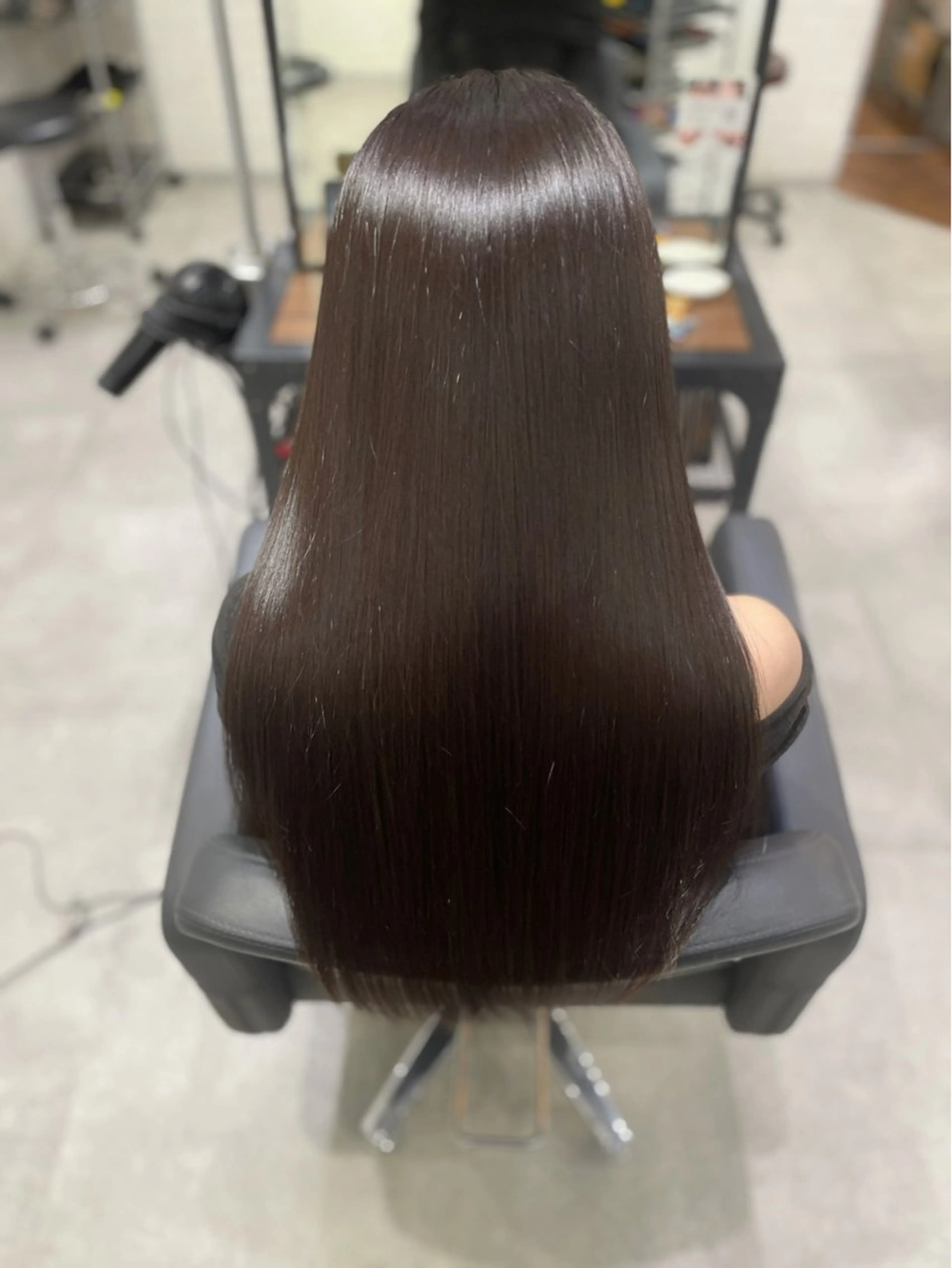 ロング 髪質改善 縮毛矯正 トリートメント カット トリートメント 杉野🫧美髪🫧 Zina博多店長のヘアスタイル