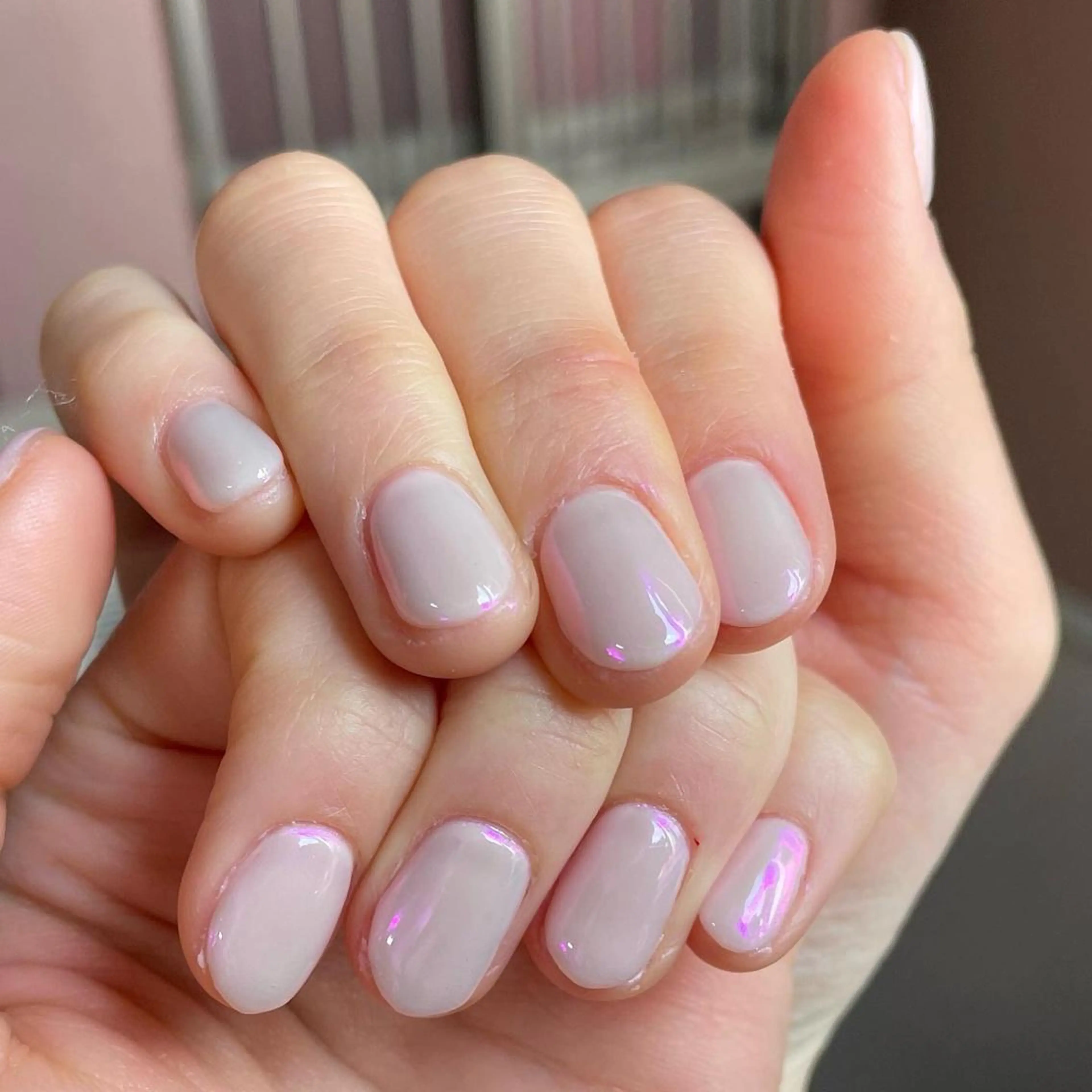 ネイル オーロラネイル ミラーネイル 奥園 良恵のネイルデザイン