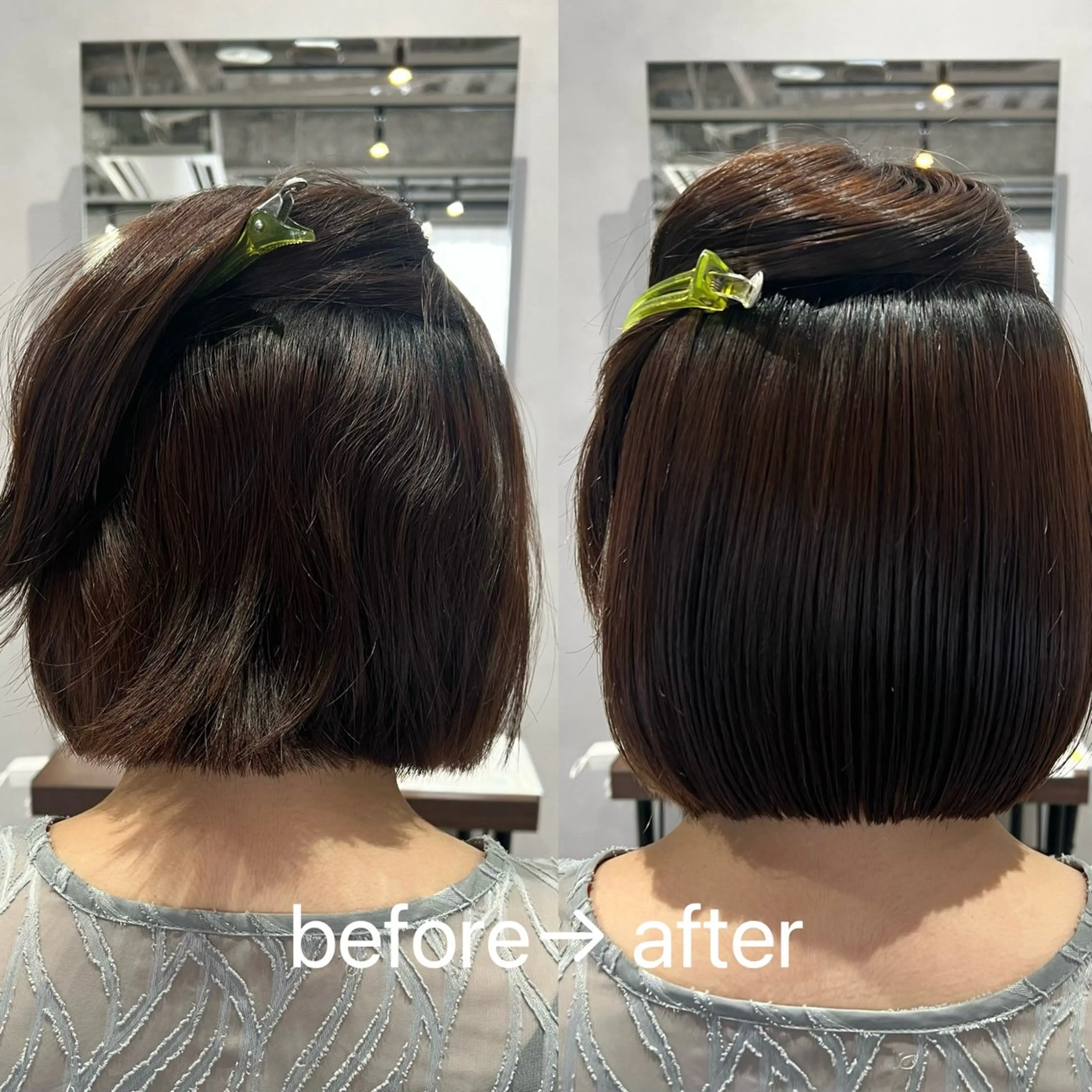 ショート 縮毛矯正 トリートメント 岸本 桂輝のヘアスタイル