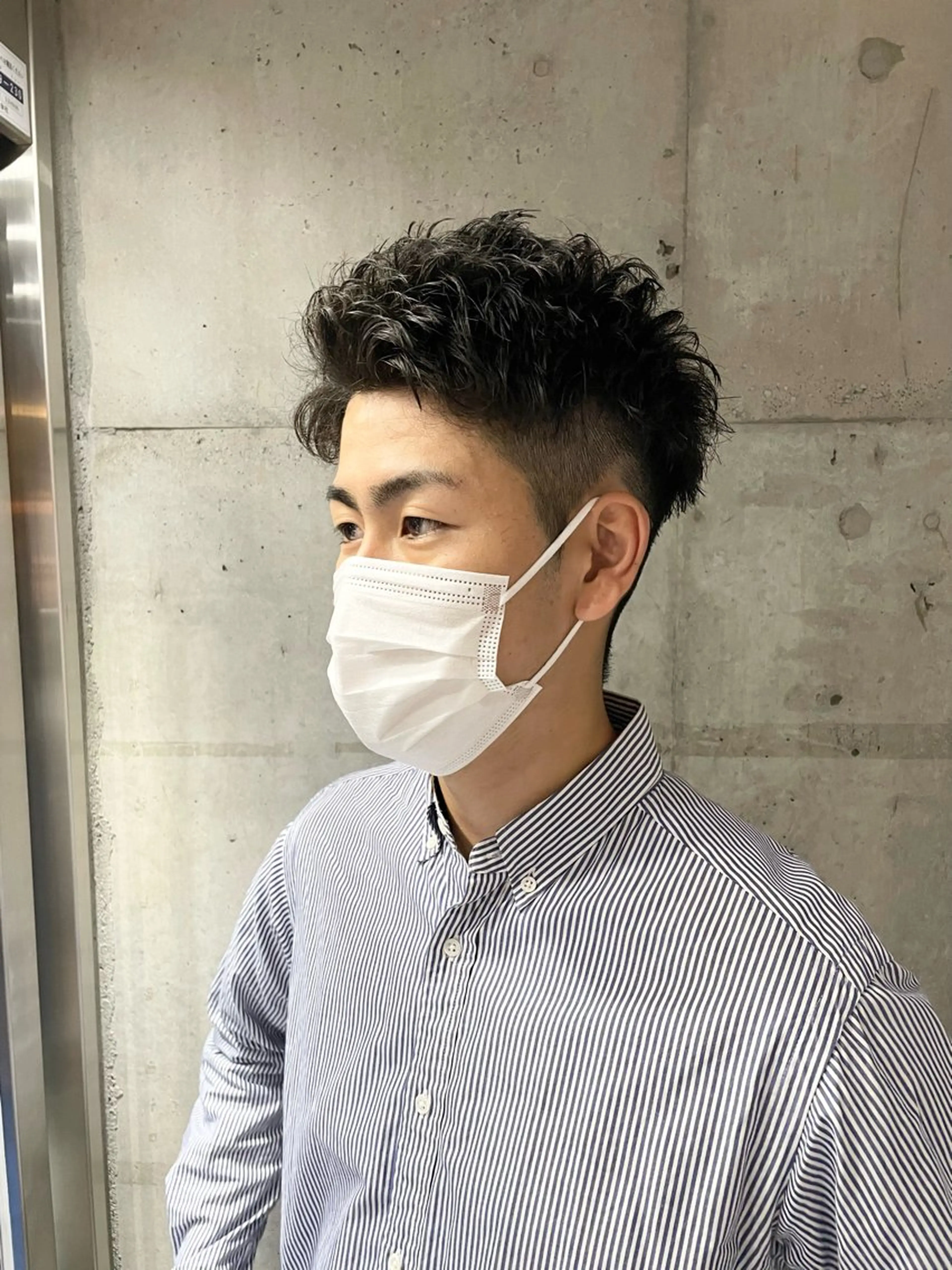 メンズ カット ヘアセット フリーランスシェアサロンルレイル所属・心斎橋/メンズ /ルレイル/地形真希のヘアスタイル