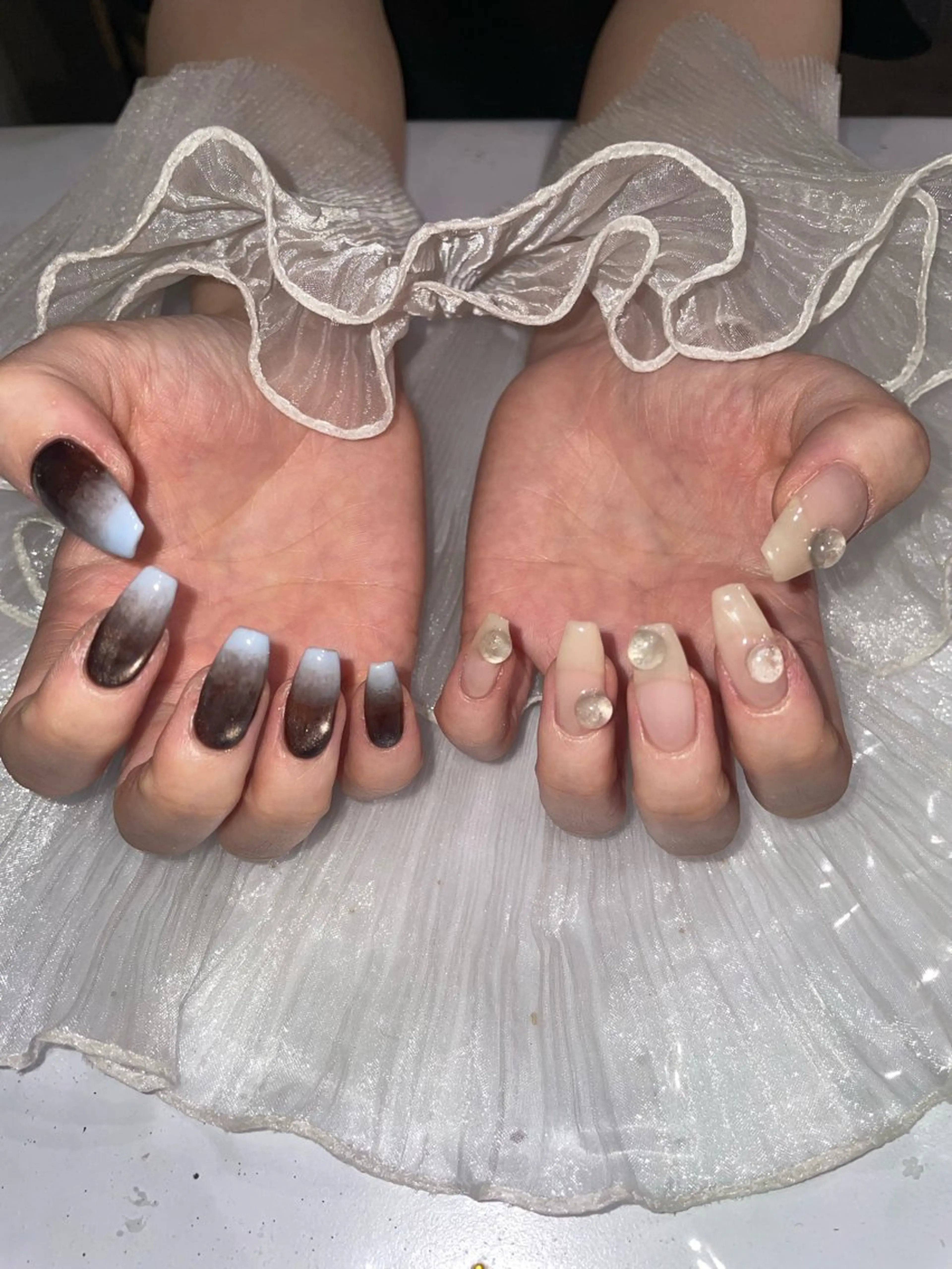 ネイル ‪るか/‪透明感 カラー/アレンジのヘアスタイル