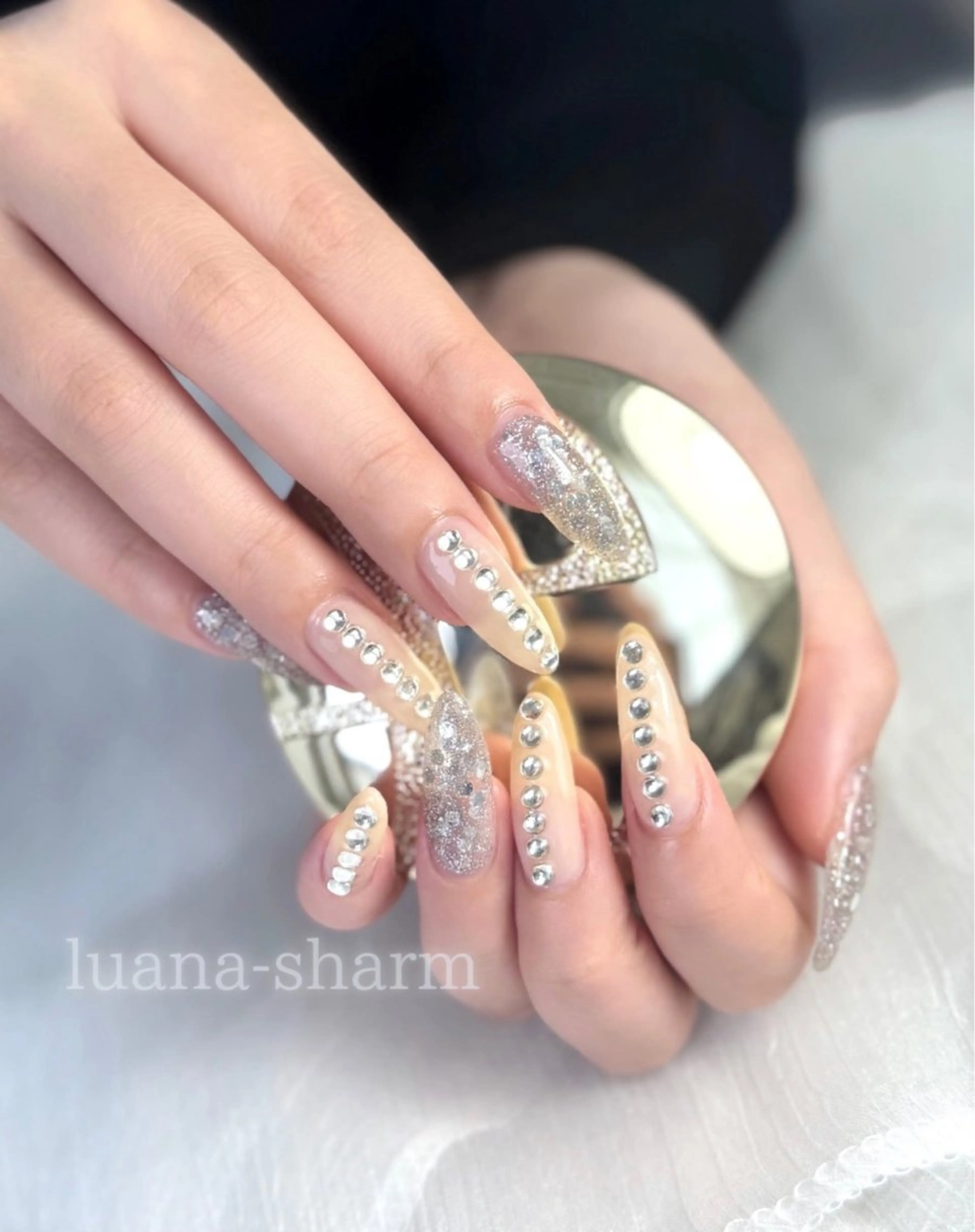 ネイル フラッシュネイル 持ち込み nail luana -sharmのネイルデザイン