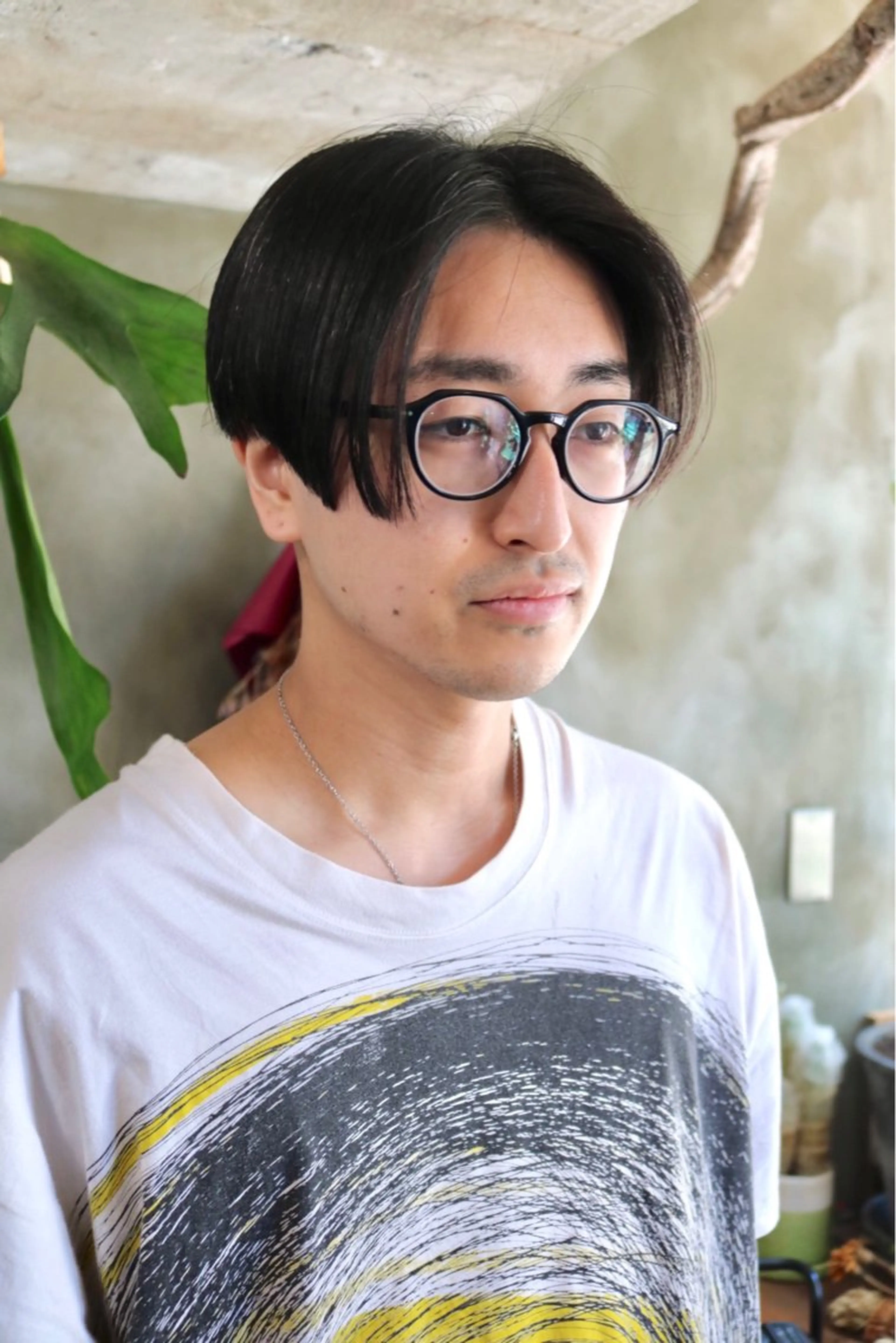 ショート メンズ カット 木村陸弥 似合わせ 透明感カラー🌿のヘアスタイル