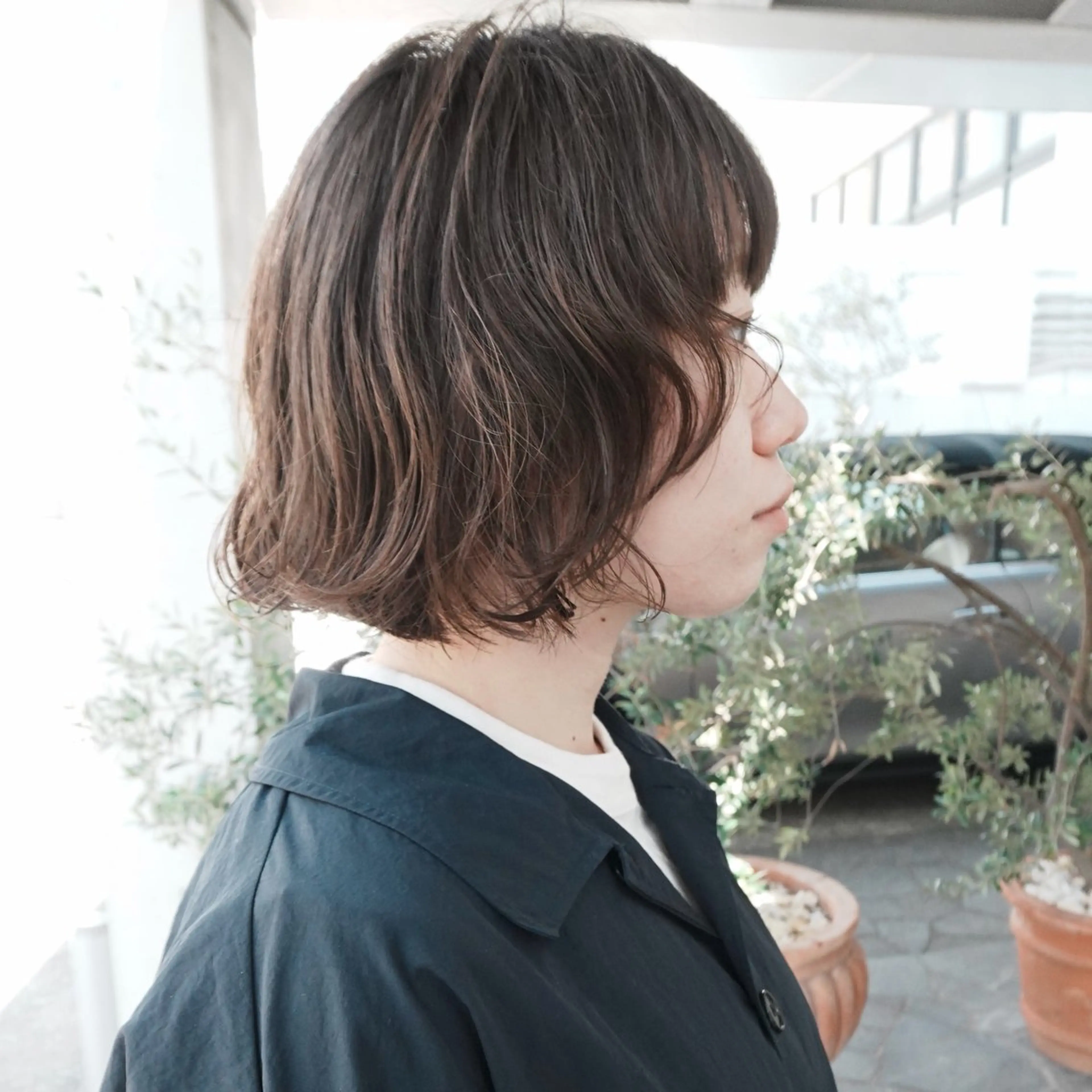 ショート パーマ くせ毛 カット パーマ トリートメント レイヤーカット🪄 ヘアセット🪄シホのヘアスタイル