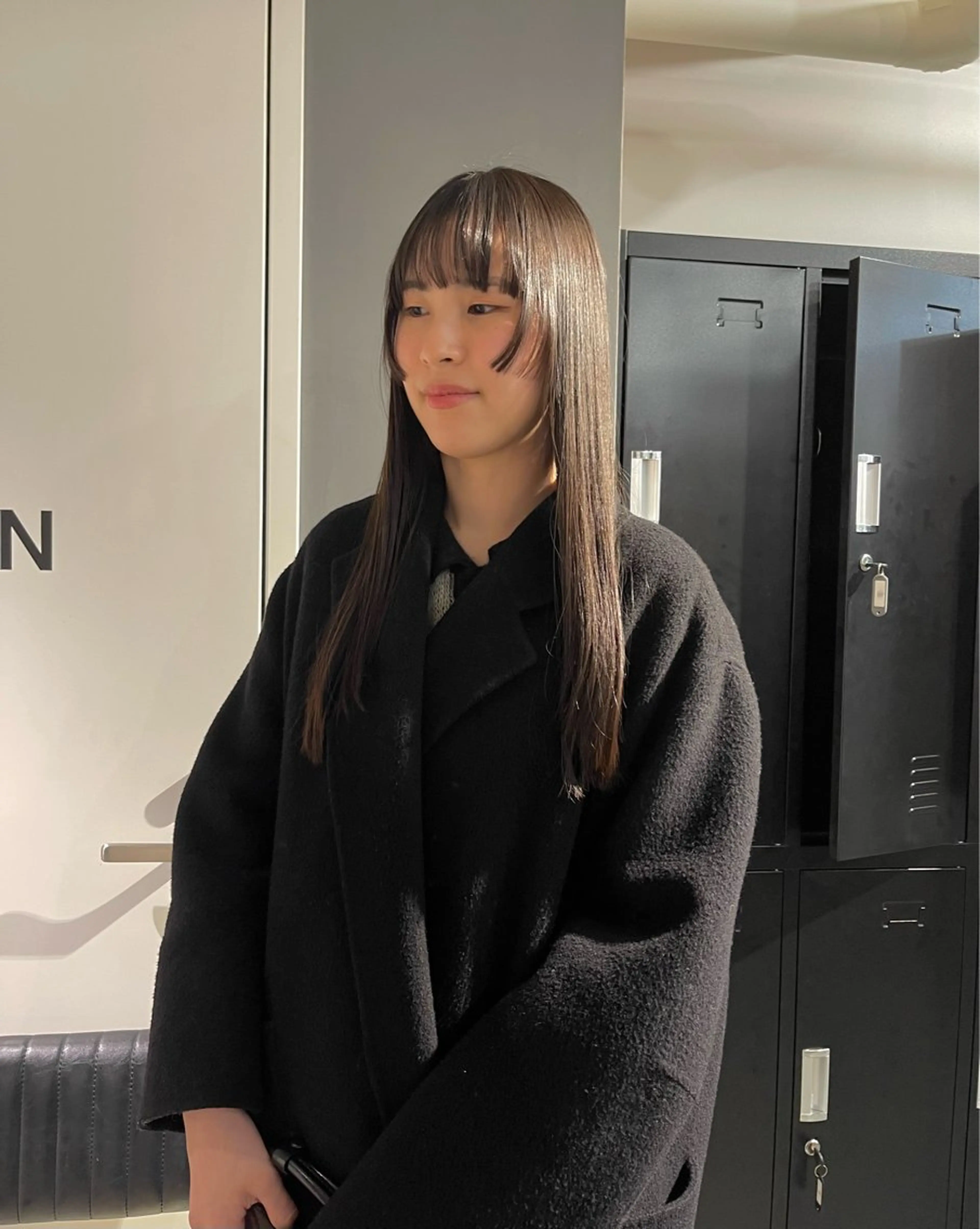 ロング カット 縮毛矯正 トリートメント 透明感カラー/レイヤ ー/艶髪/NENEのヘアスタイル