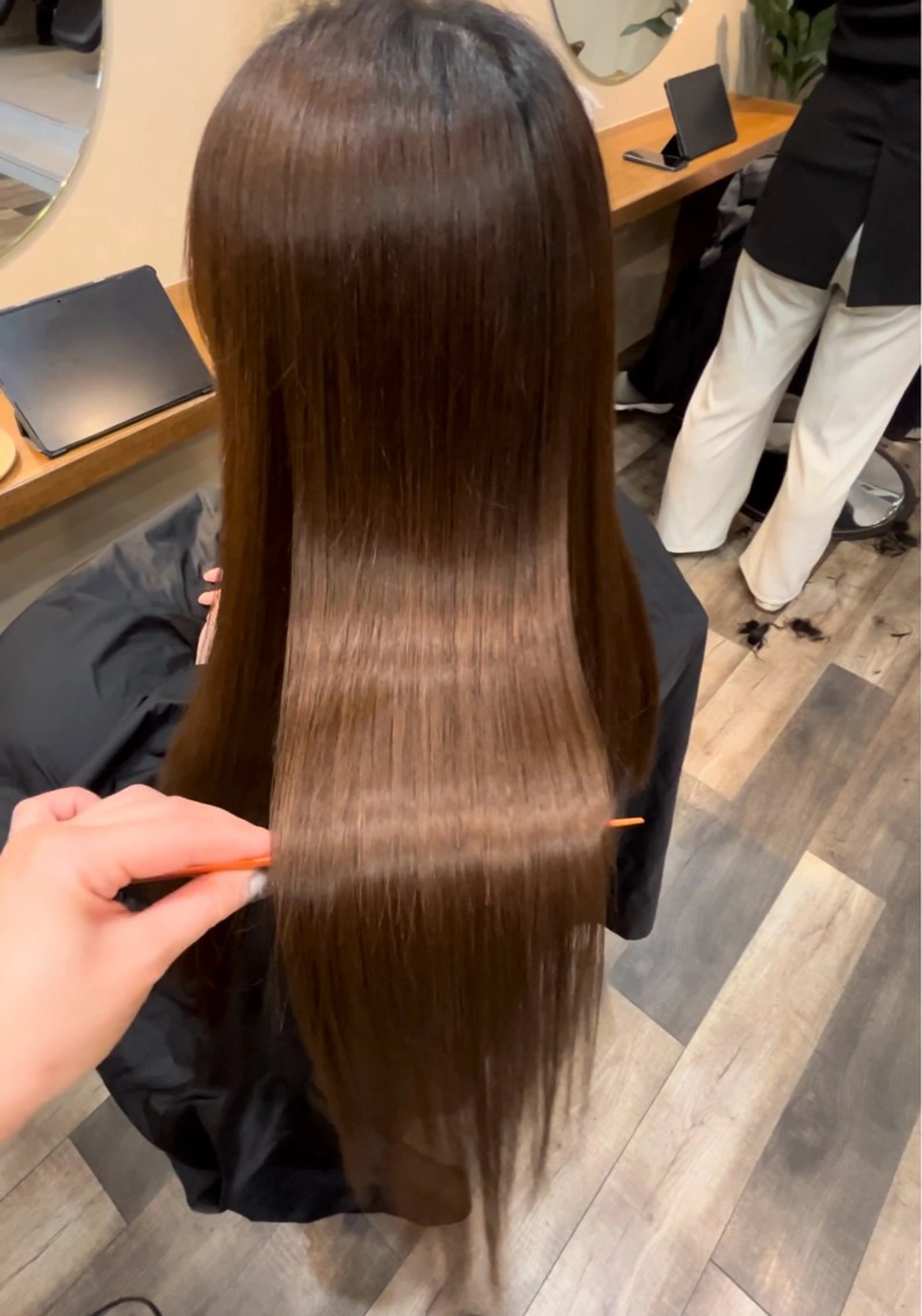 ロング 札幌大通/メンズ/ 縮毛矯正•髪質改善のヘアスタイル