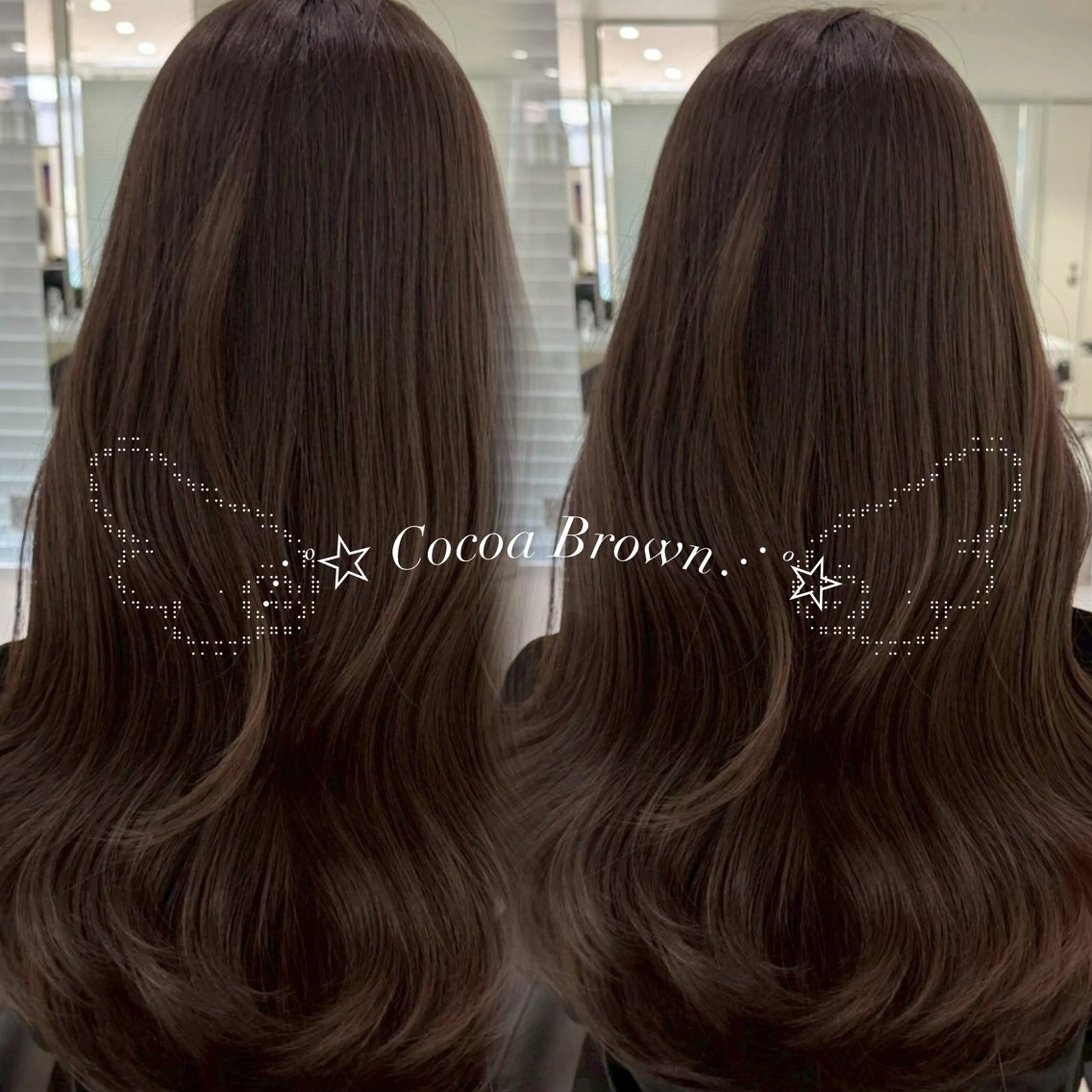 ロング カラー ヘアアレンジ ヘアカラー トリートメント 甲斐 乙羽のヘアスタイル