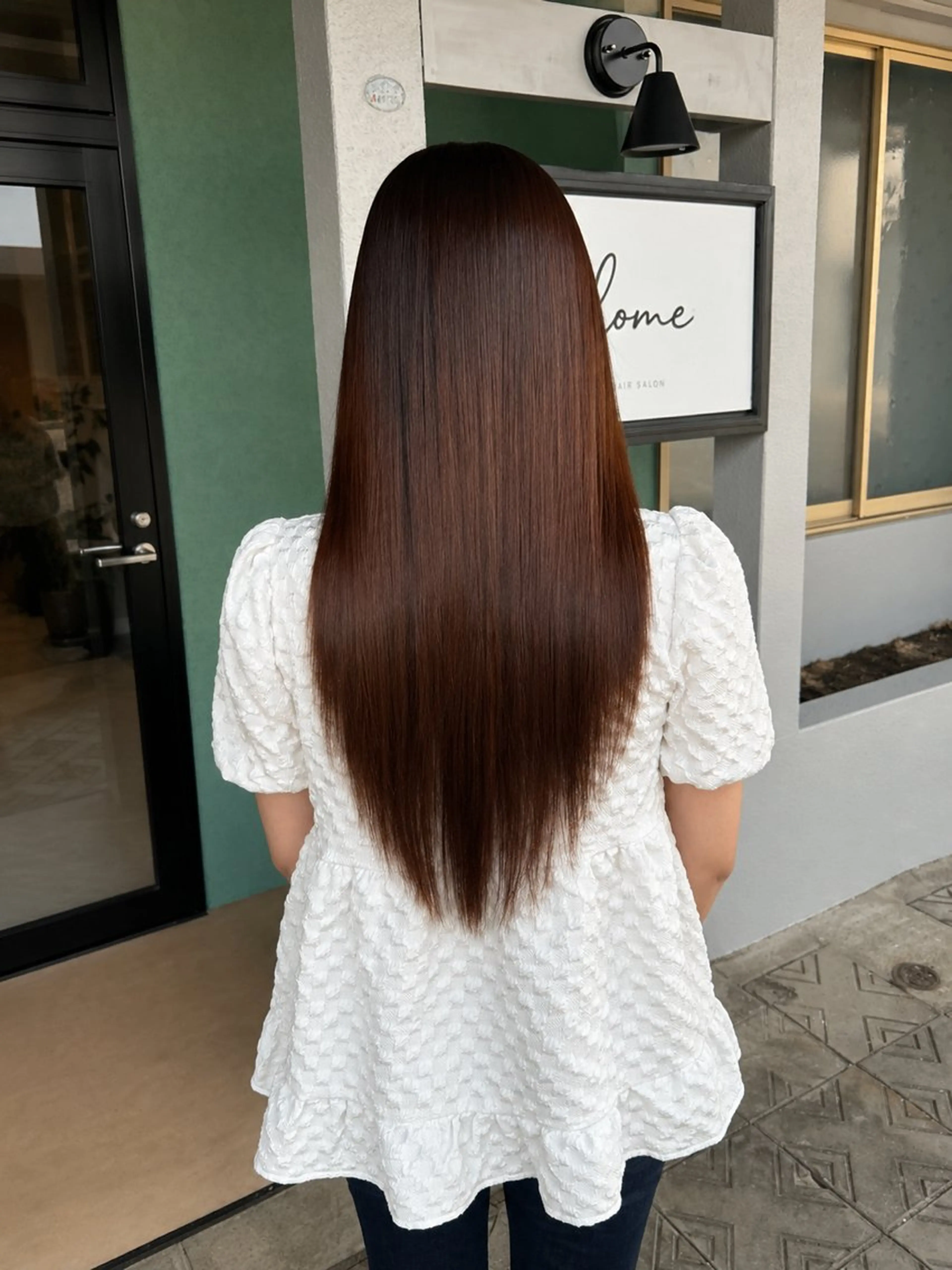 ロング 縮毛矯正 🍒Qome ひなた🍒のヘアスタイル