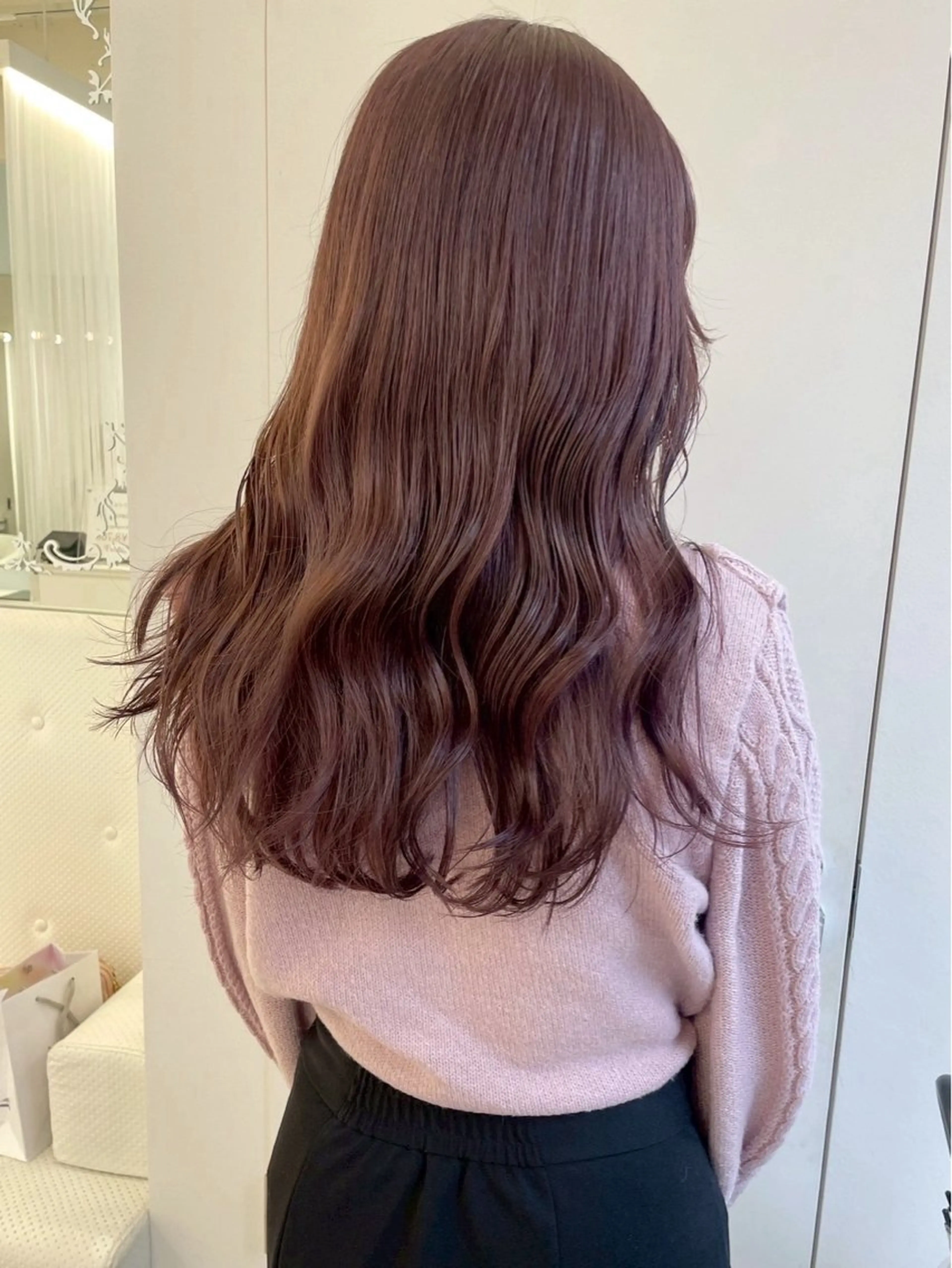 ロング カラー ヘアカラー ParveMix🎀 稲垣 詞葉のヘアスタイル